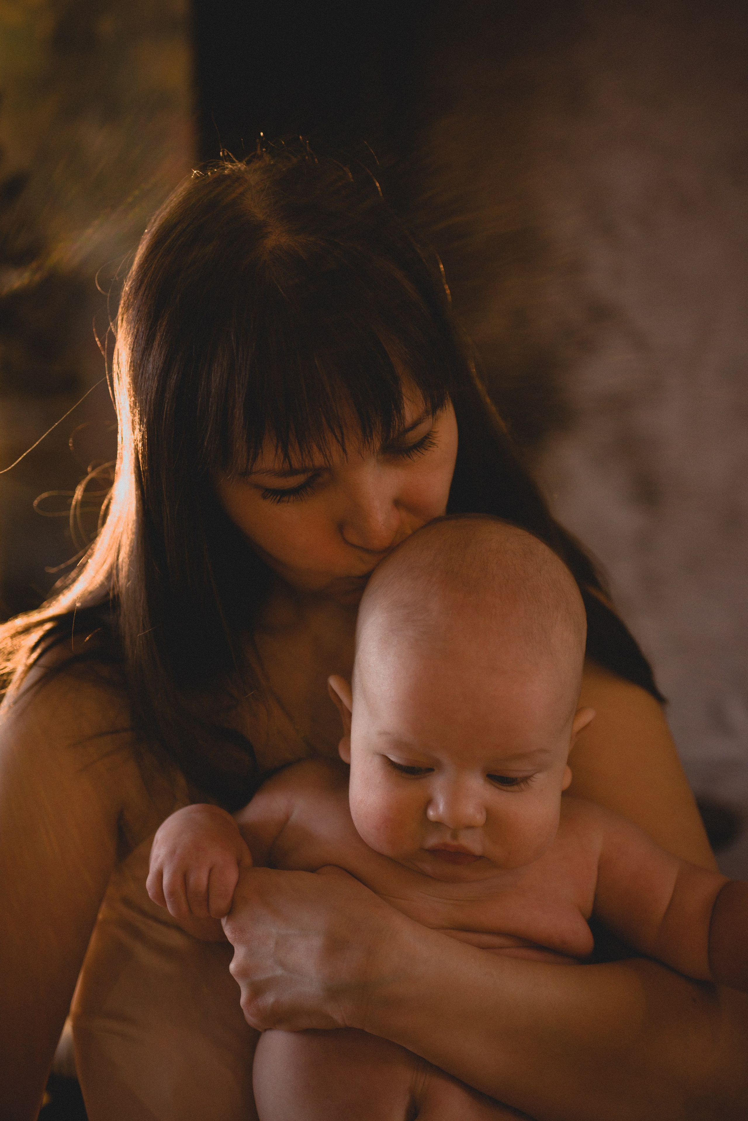Таня и малыш. Фотограф Людмила Белова