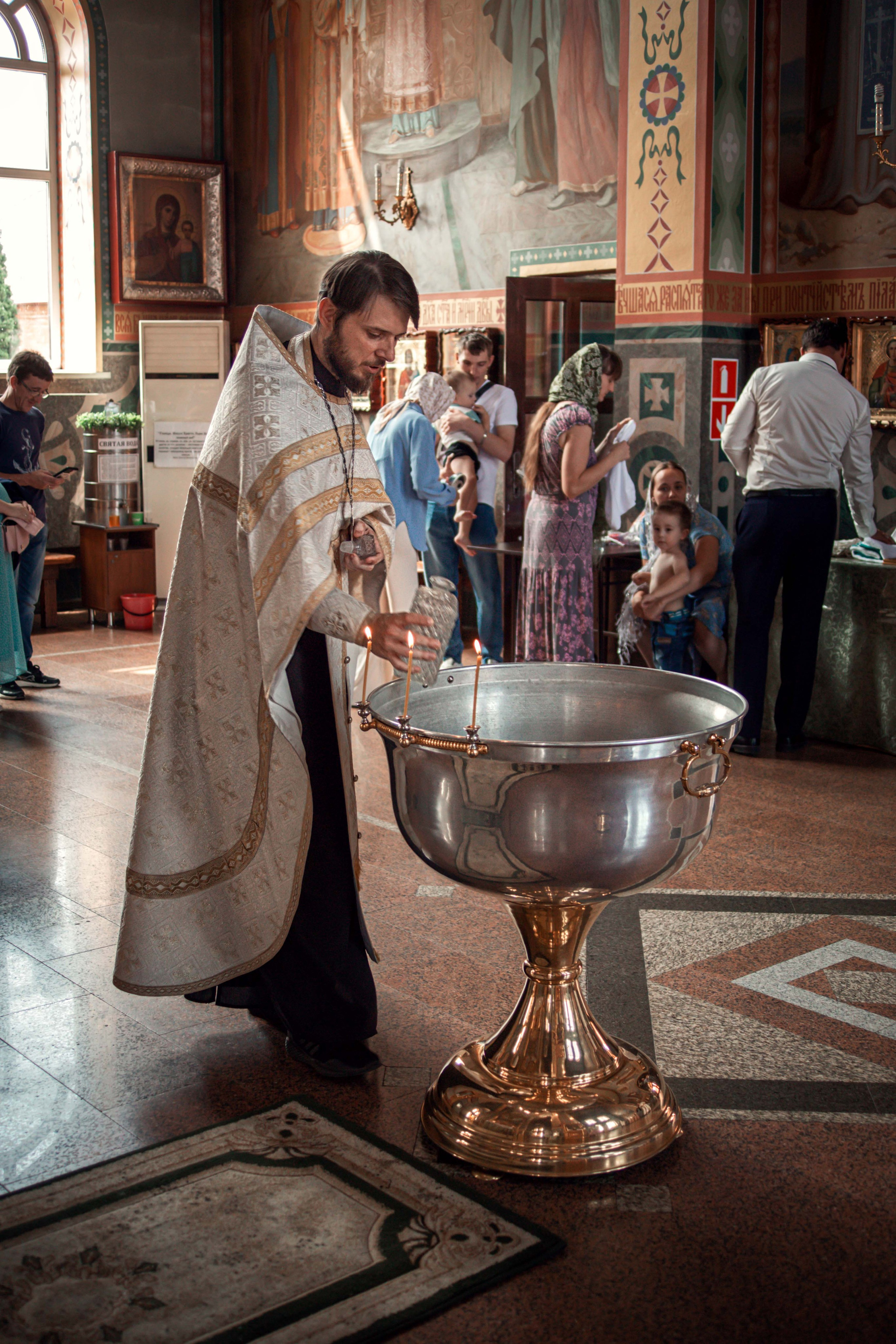 Крещение. Семейный и детский фотограф в Москве Ольга Кривенцова