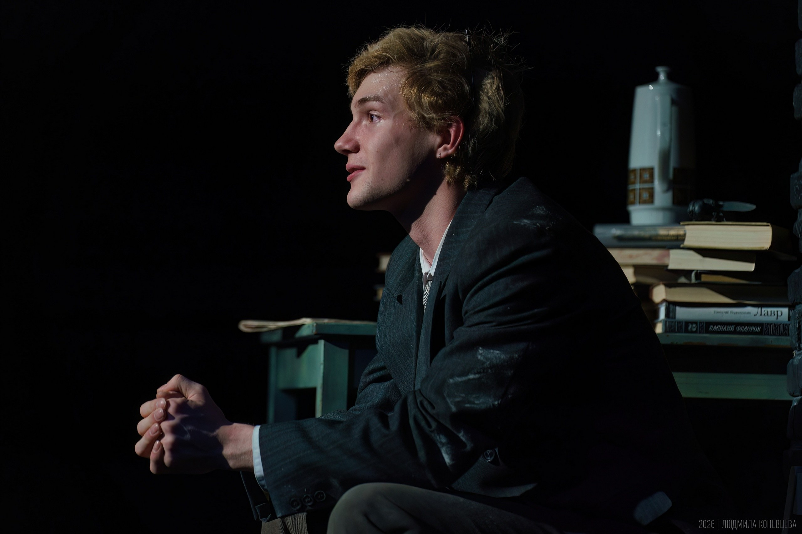 Спектакль «Школа для дураков», ГИТИС, мастерская Олега Кудряшова. Режиссер Ксения Горяинова. Театральная фотография