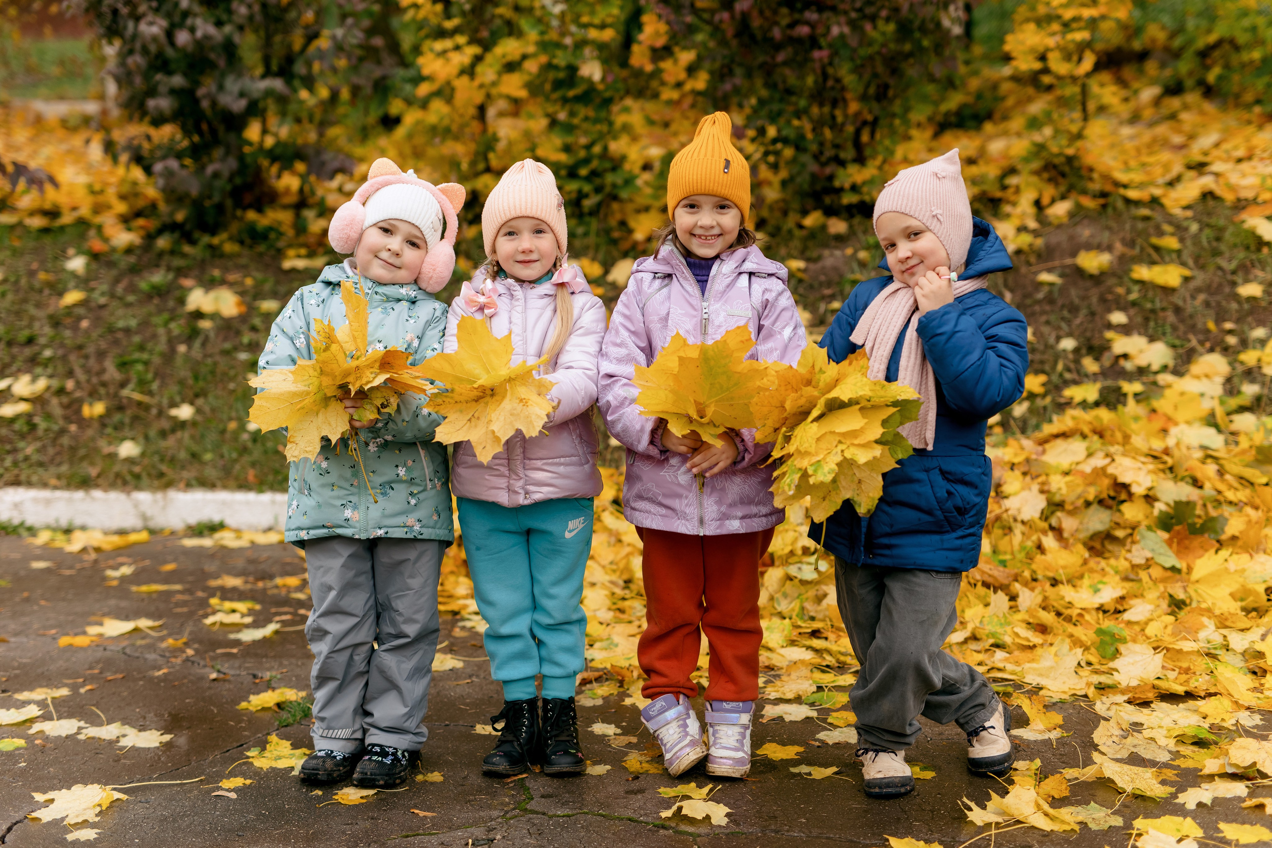 Осень в садике. Свадебный и семейный фотограф в Туле и области Маша Костина