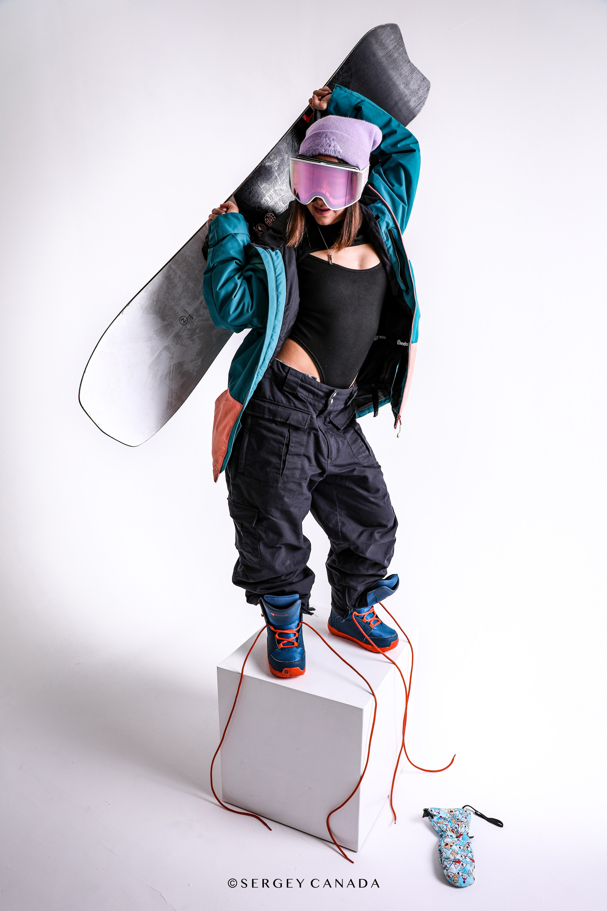 Алина и сноуборд