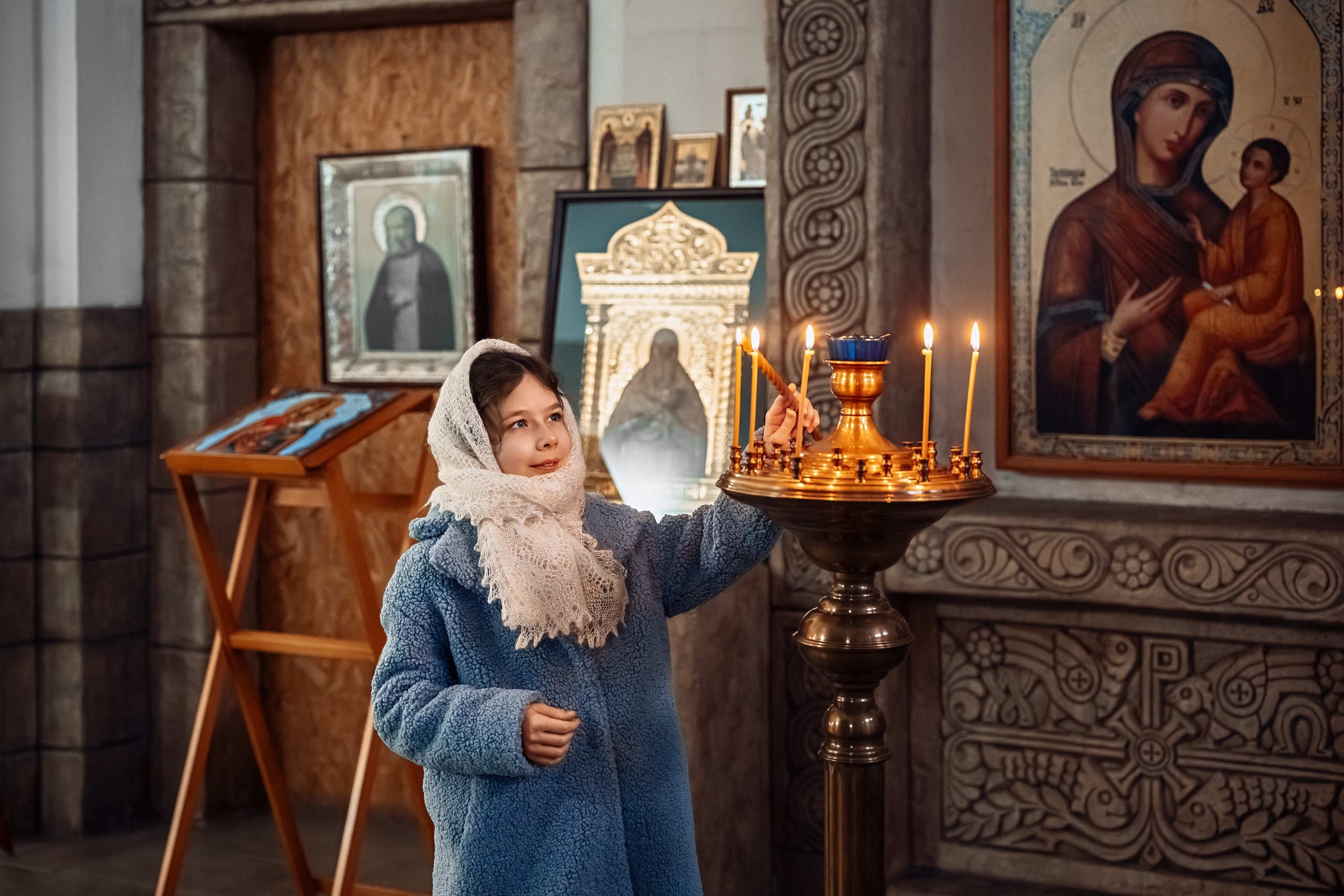 Рождество Христово. Церковный фотограф на Таинство Крещения и Венчания в Оренбурге и Оренбургской области Екатерина Белкина
