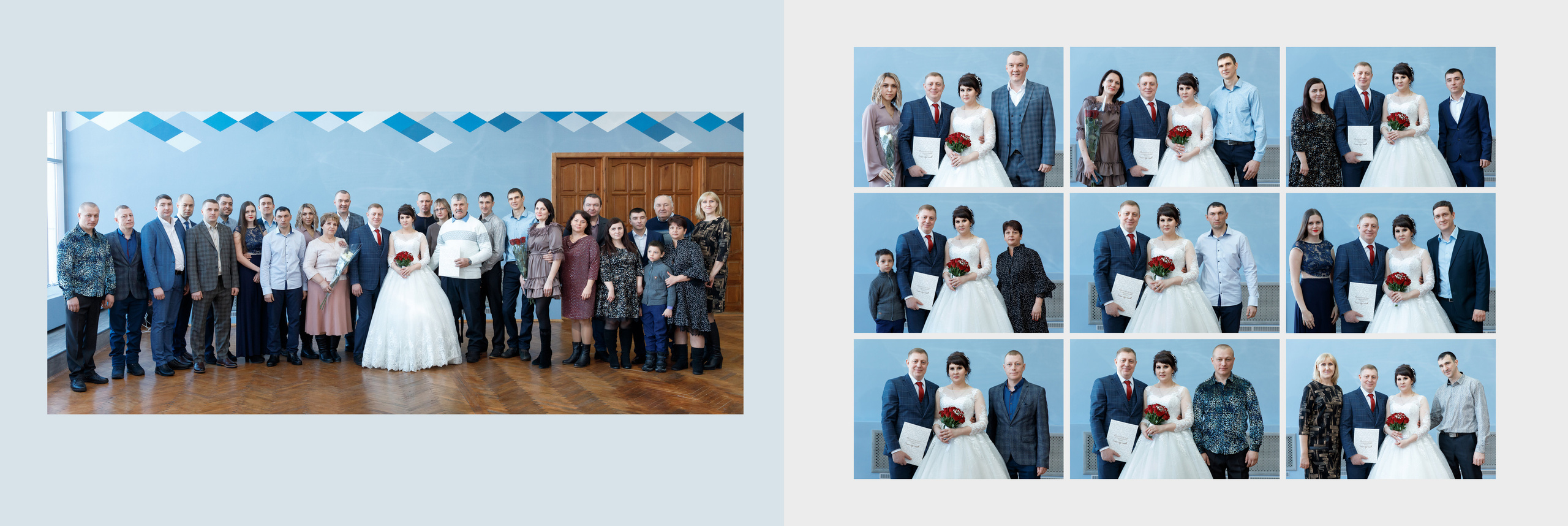 Василий и Анна | макет альбома. Свадебный, семейный и школьный фотограф в Сызрани Максим Баталов