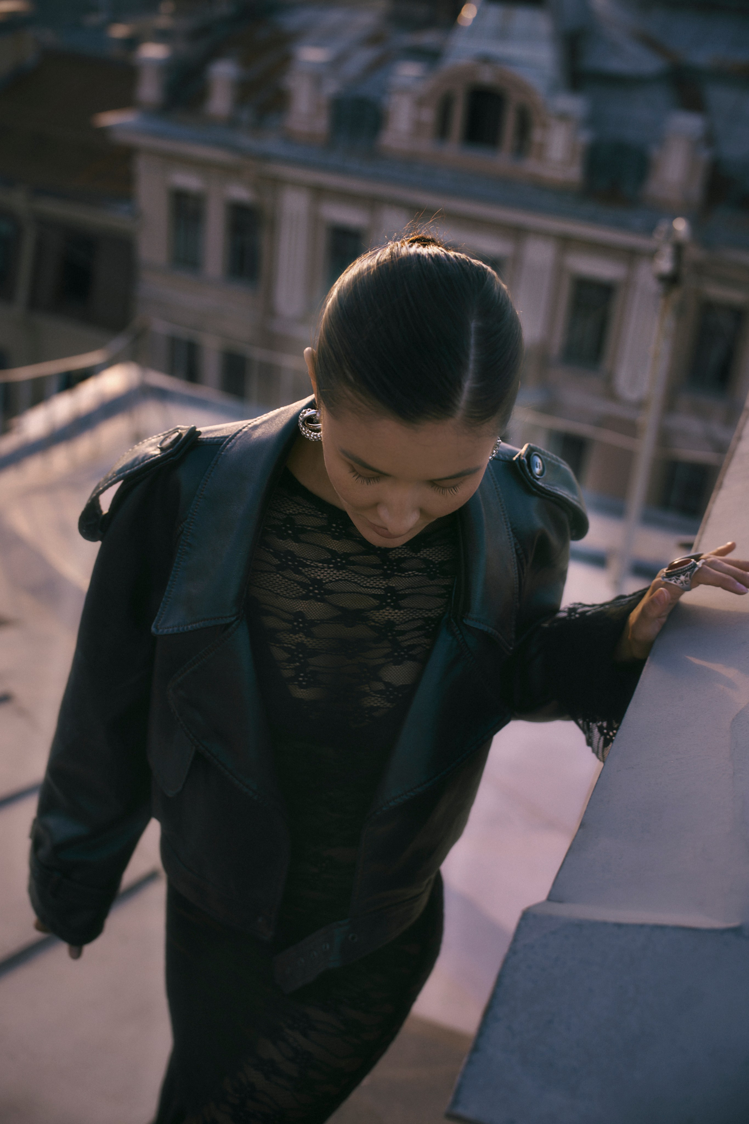 Фотосессия на крыше для Юли. Фотограф в Санкт-Петербурге Юлия Магдич