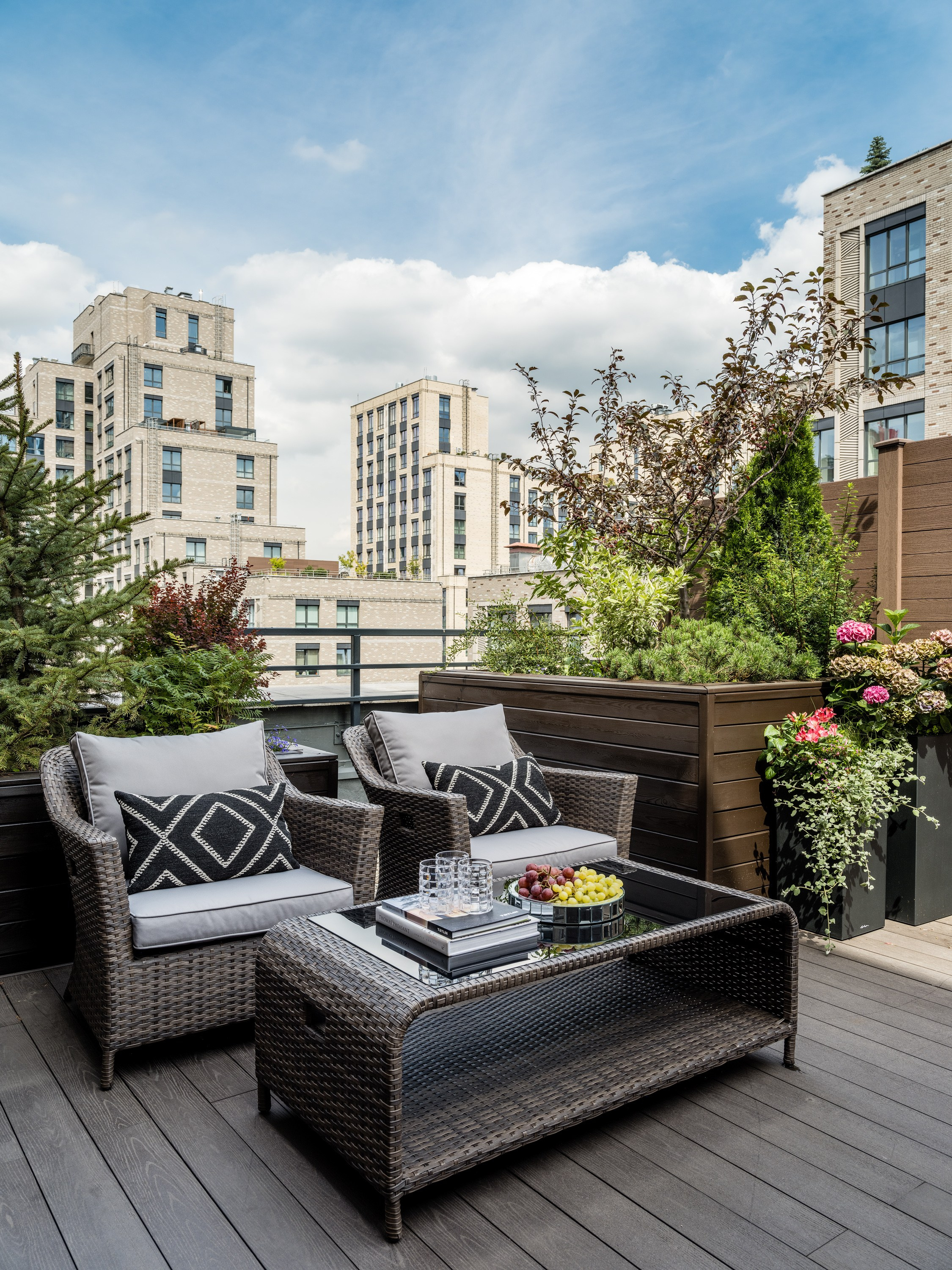 Озеленение эксплуатируемой кровли