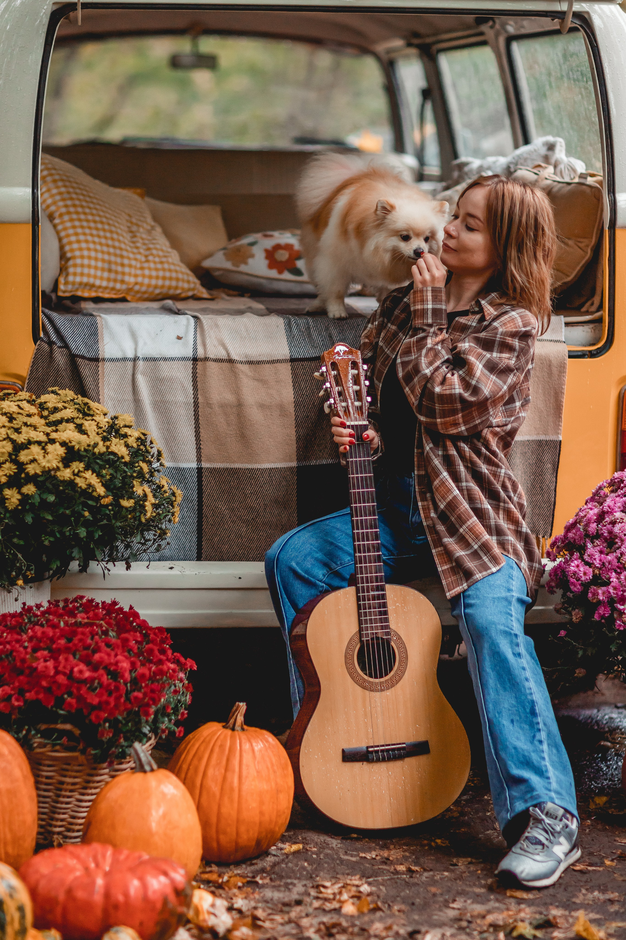 Ксения и Юки. Семейный фотограф анималист Мария Крючкова