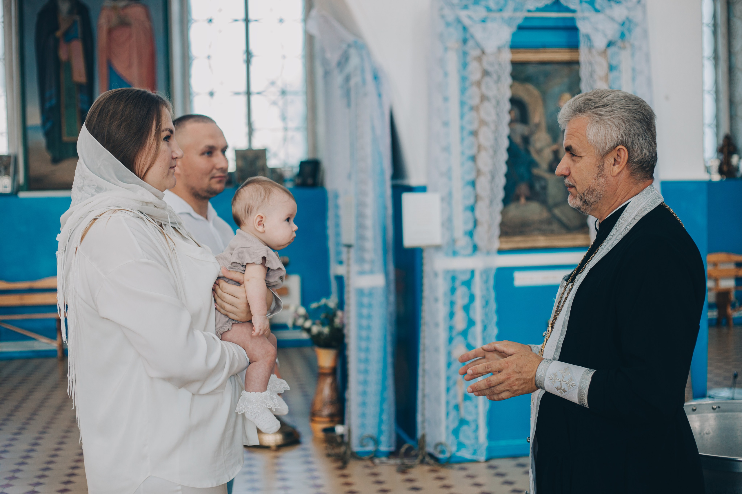 Фотосессия таинство крещения в Тихорецке. Свадебный и семейный фотограф в Краснодарском крае Мария Данилкина
