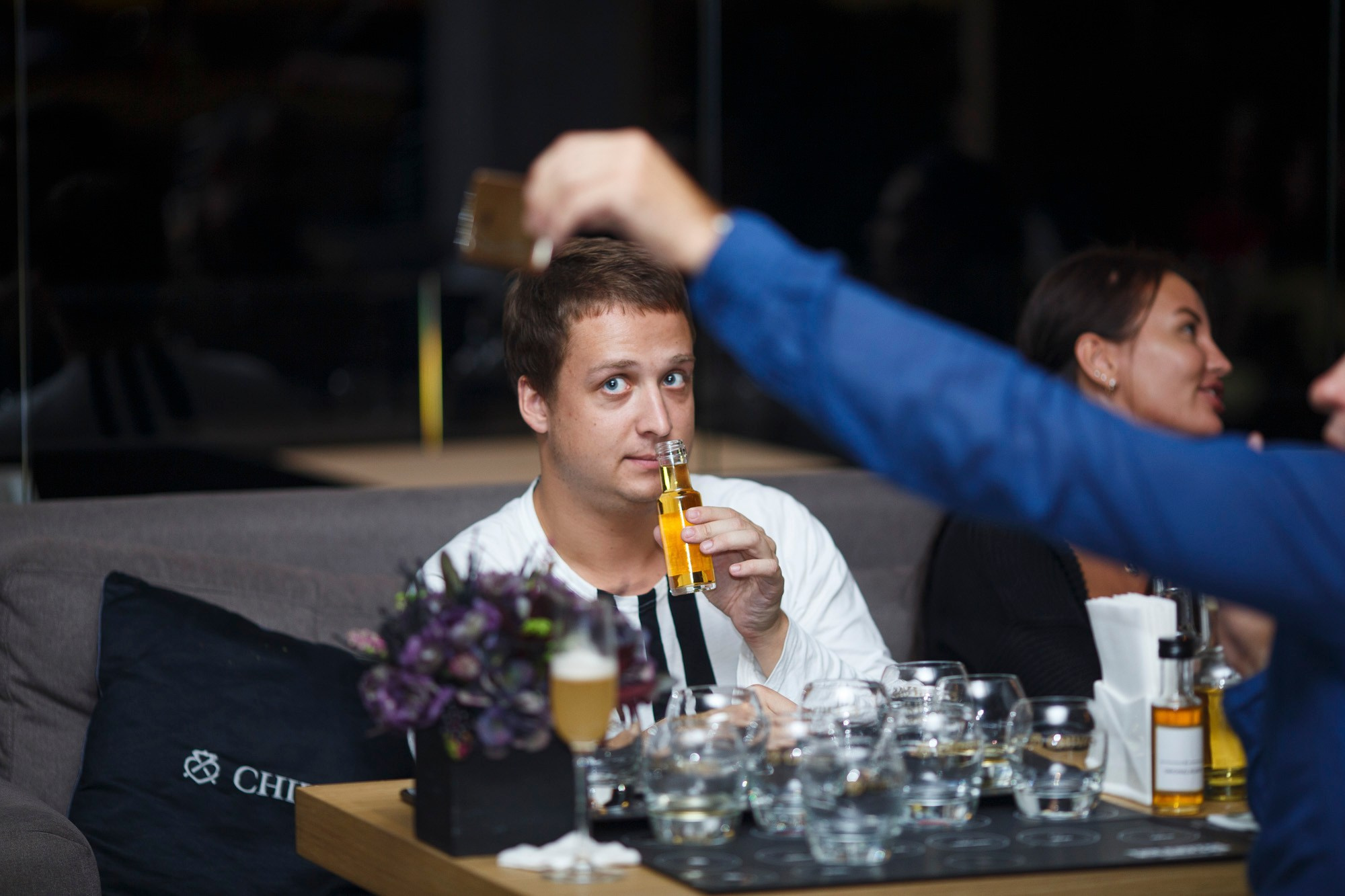 Dinner Chivas. Reportage and staged photographer Natalia Sannikova