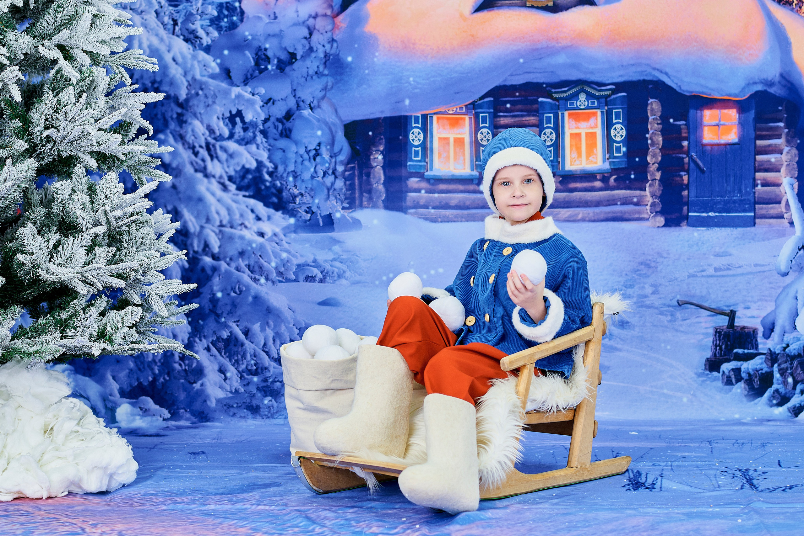 Новогодний фотопроект «Зимняя сказка». Фотостудия «Юла»