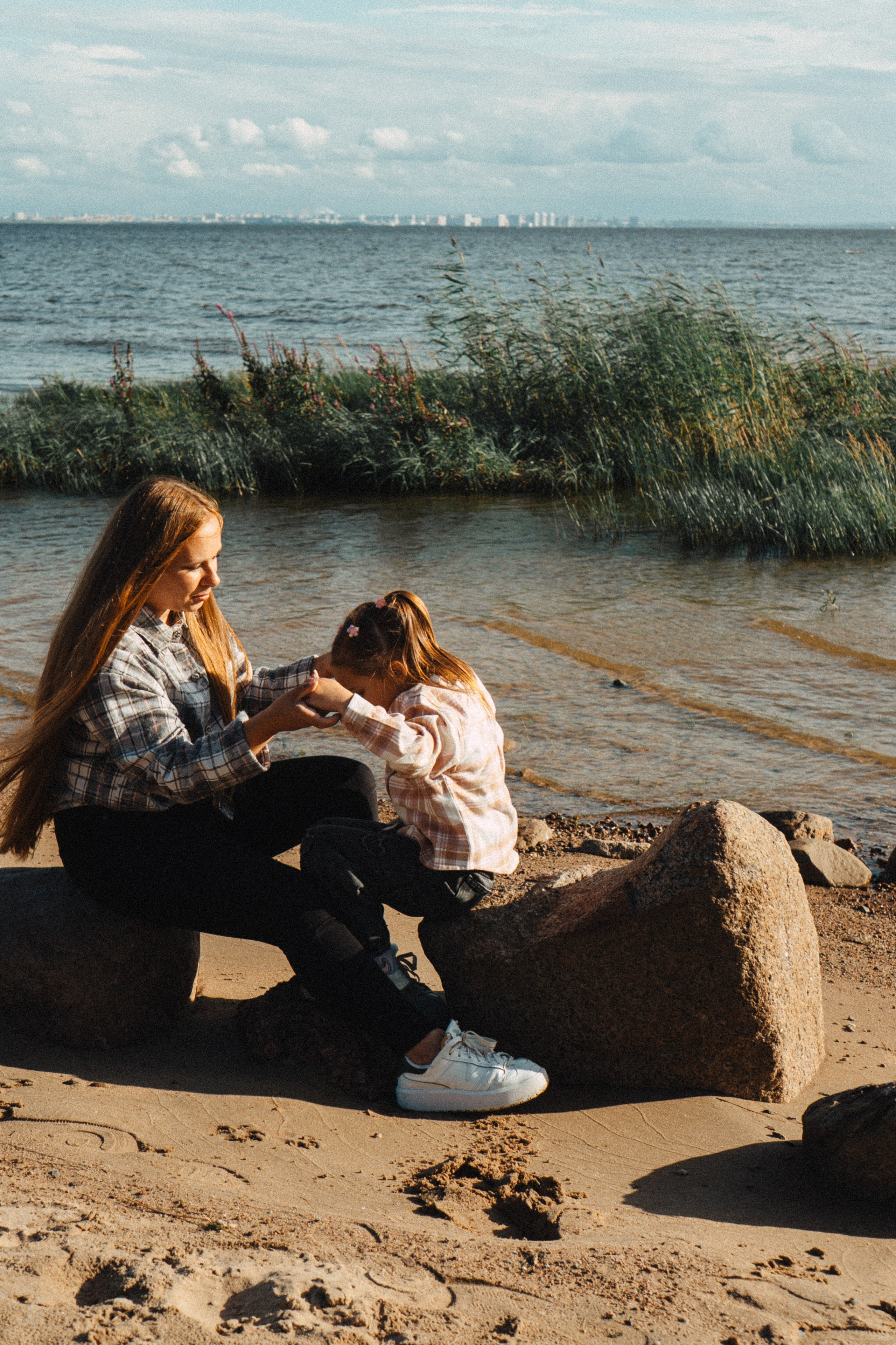 МАМА И ДОЧКА НА ФИНСКОМ ЗАЛИВЕ. Профессиональный фотограф, Санкт-Петербург — Виктория Богомолова