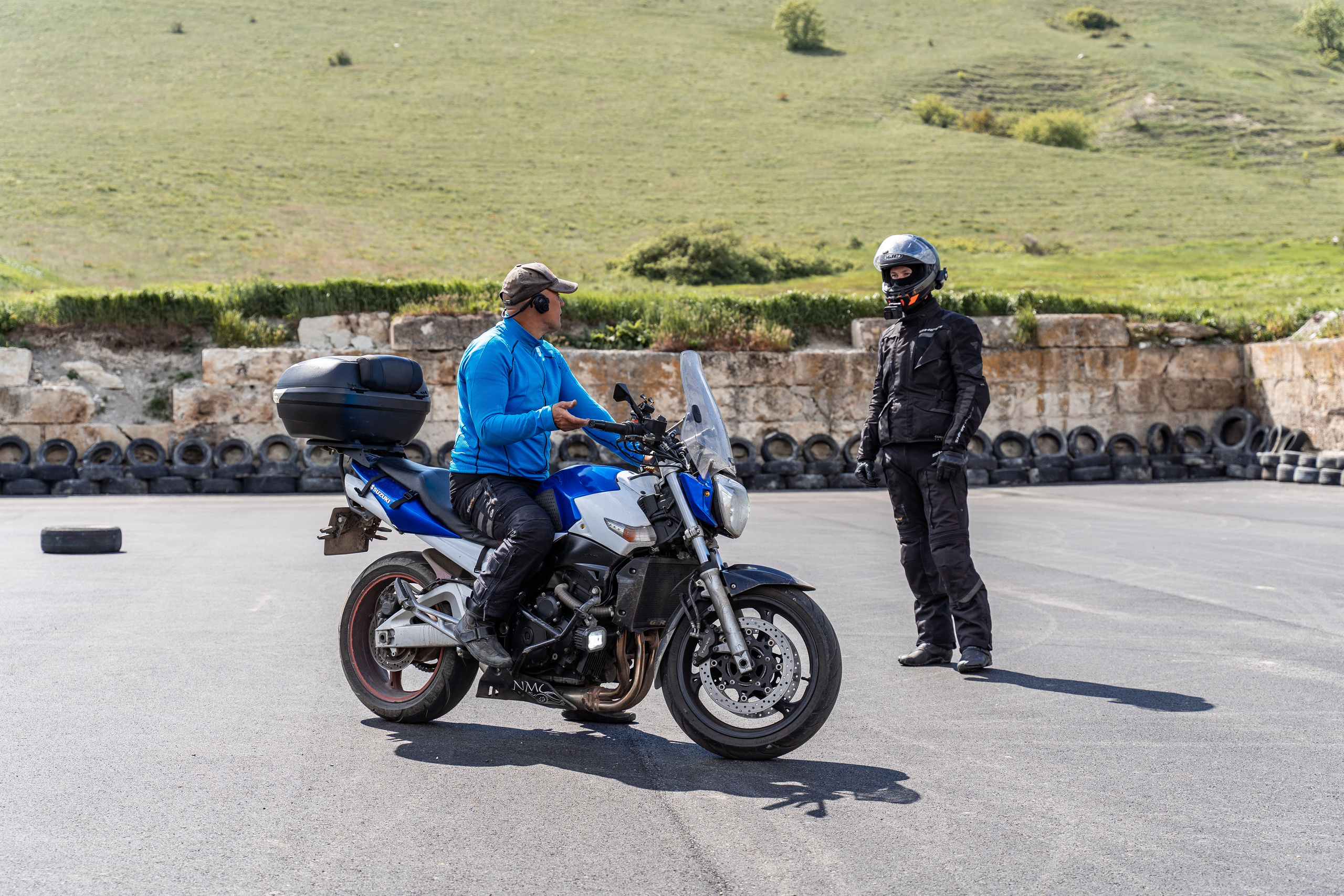 Занятия по безопасному управлению мотоциклом Владимир Оллилайнен