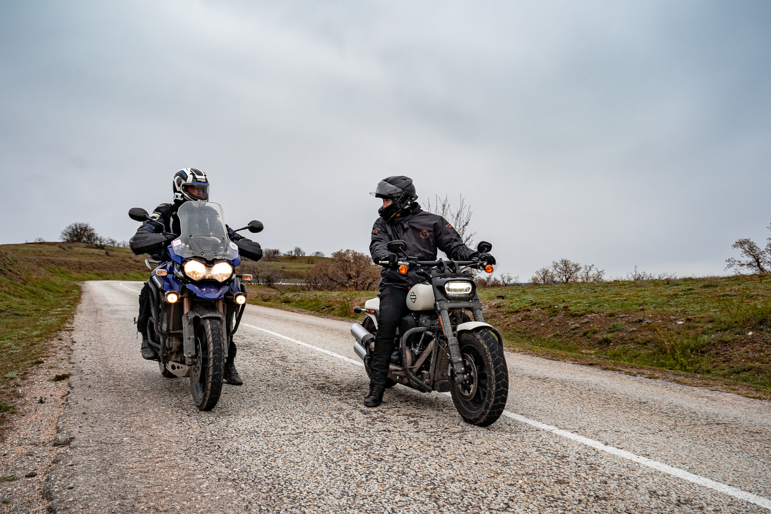 Занятия по безопасному управлению мотоциклом Владимир Оллилайнен