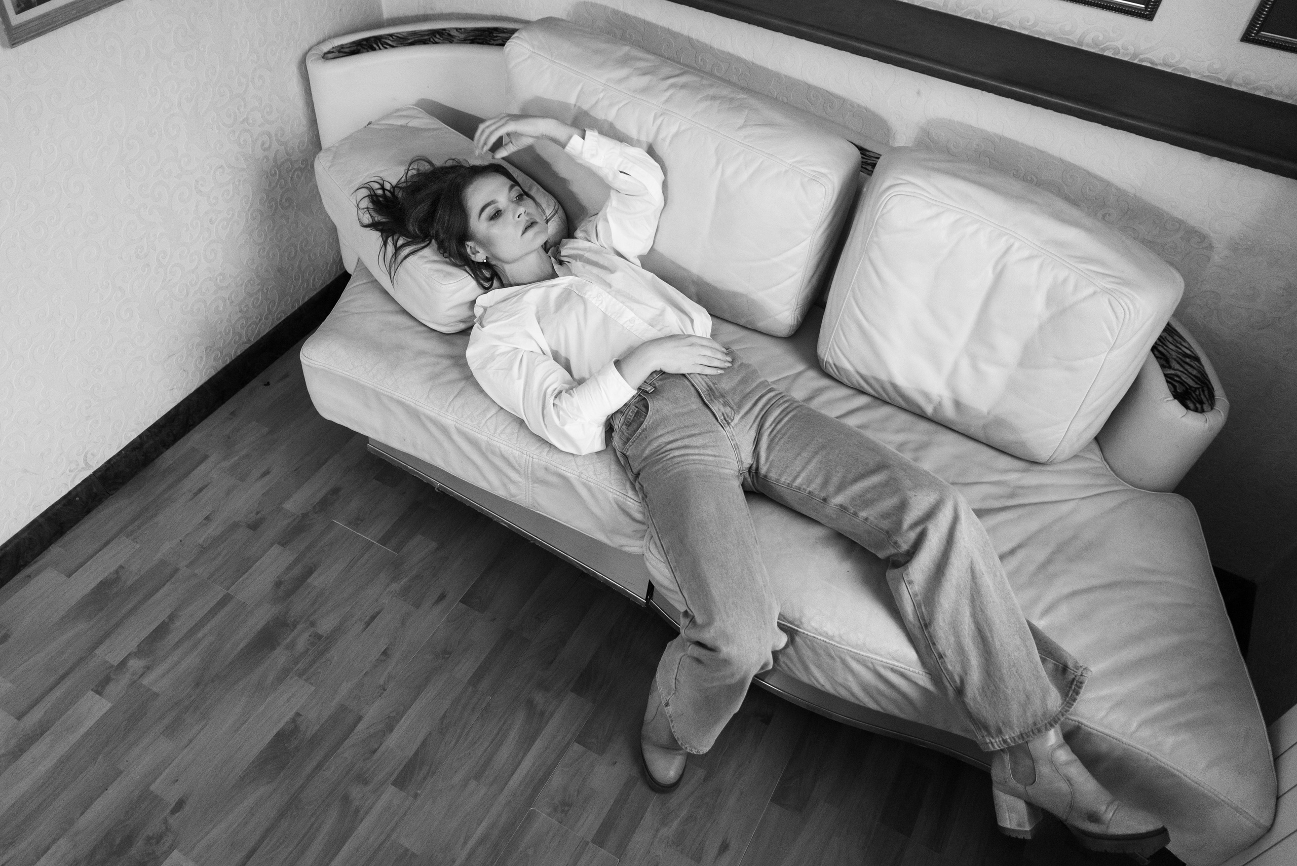 Александра, съёмка в фотогалерее Карла Буллы. Фотограф в Санкт-Петербурге Виктор Кудряшов