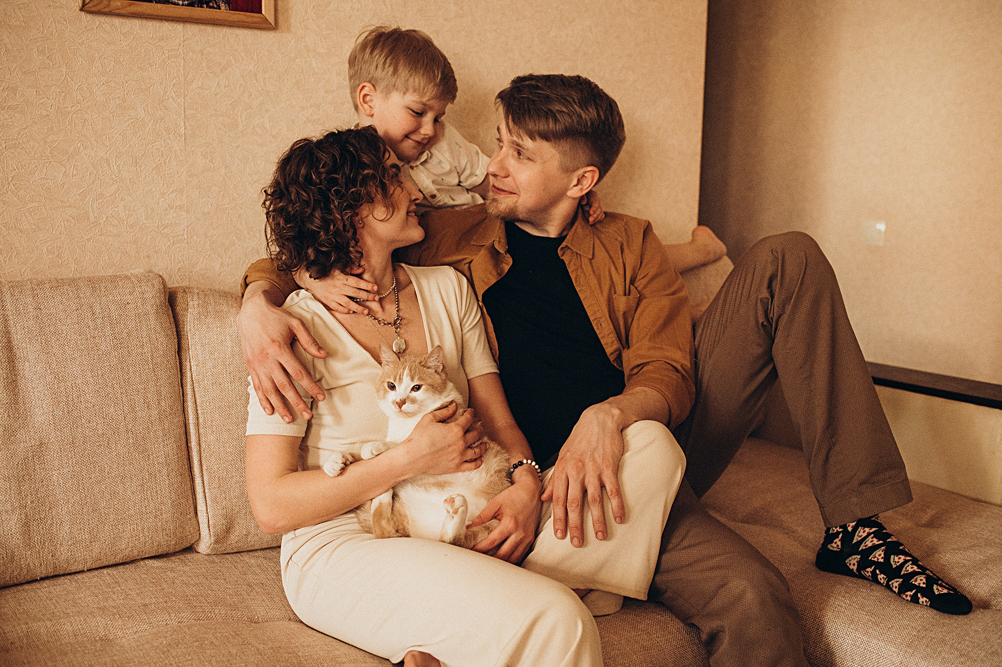 Женя, Юля, Влад и Бублик. Фотограф Виктория Грибова г. Вологда