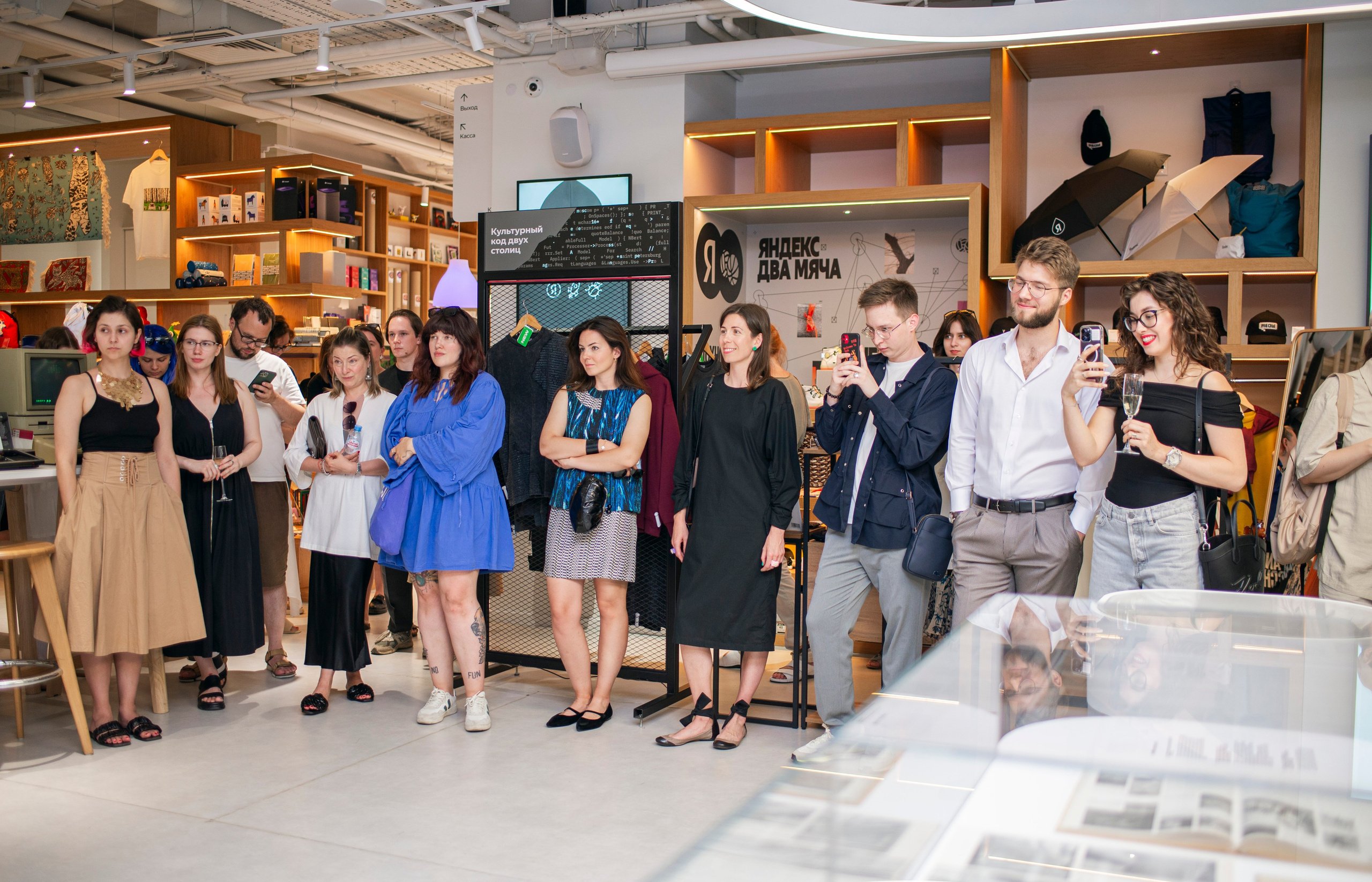Открытие выставки в Яндекс музее. Фотограф в Москве Алейникова Евгения