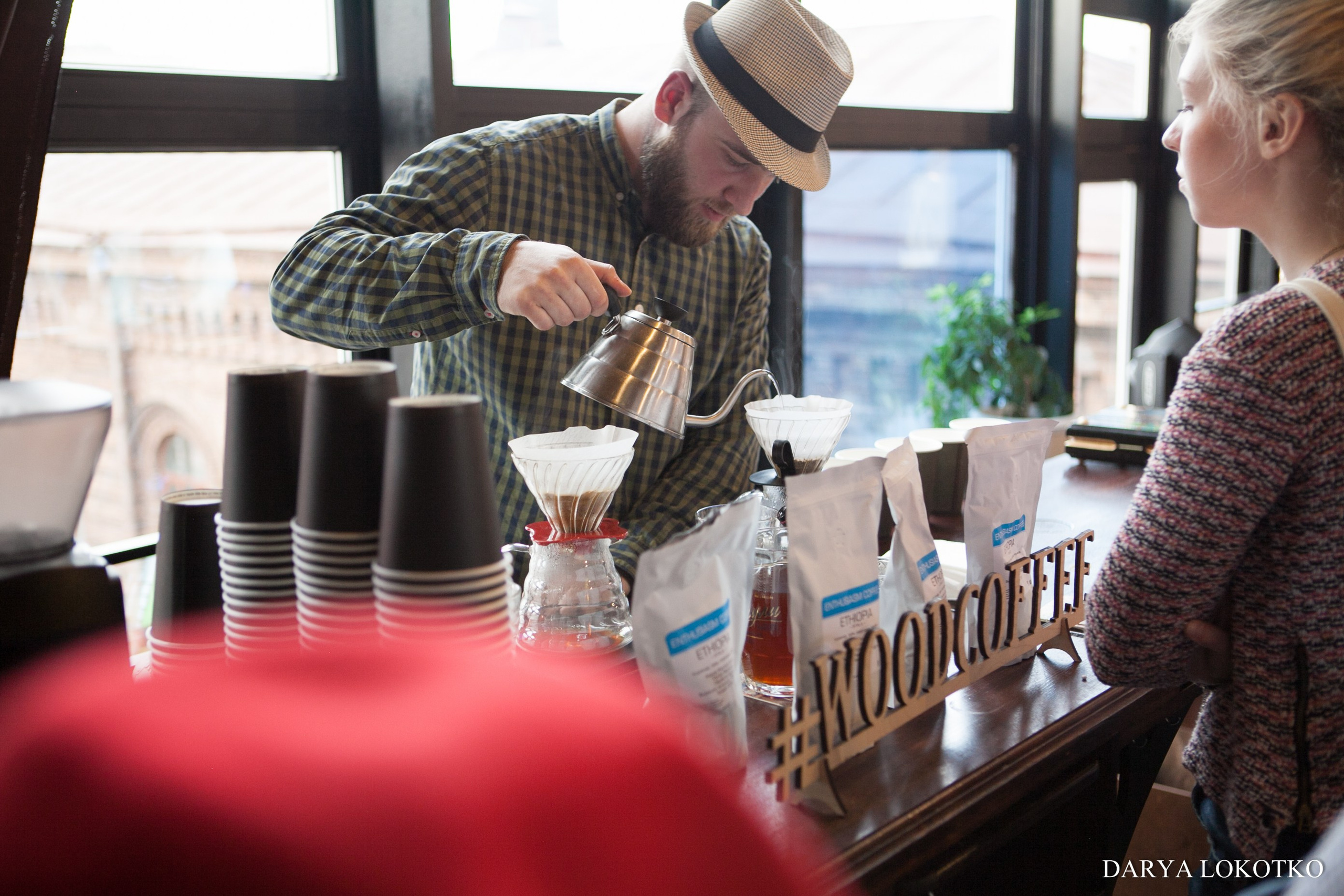 Лекция от Woodcoffee + дегустация кофе. Фотограф Дарья Локотко в Красноярске