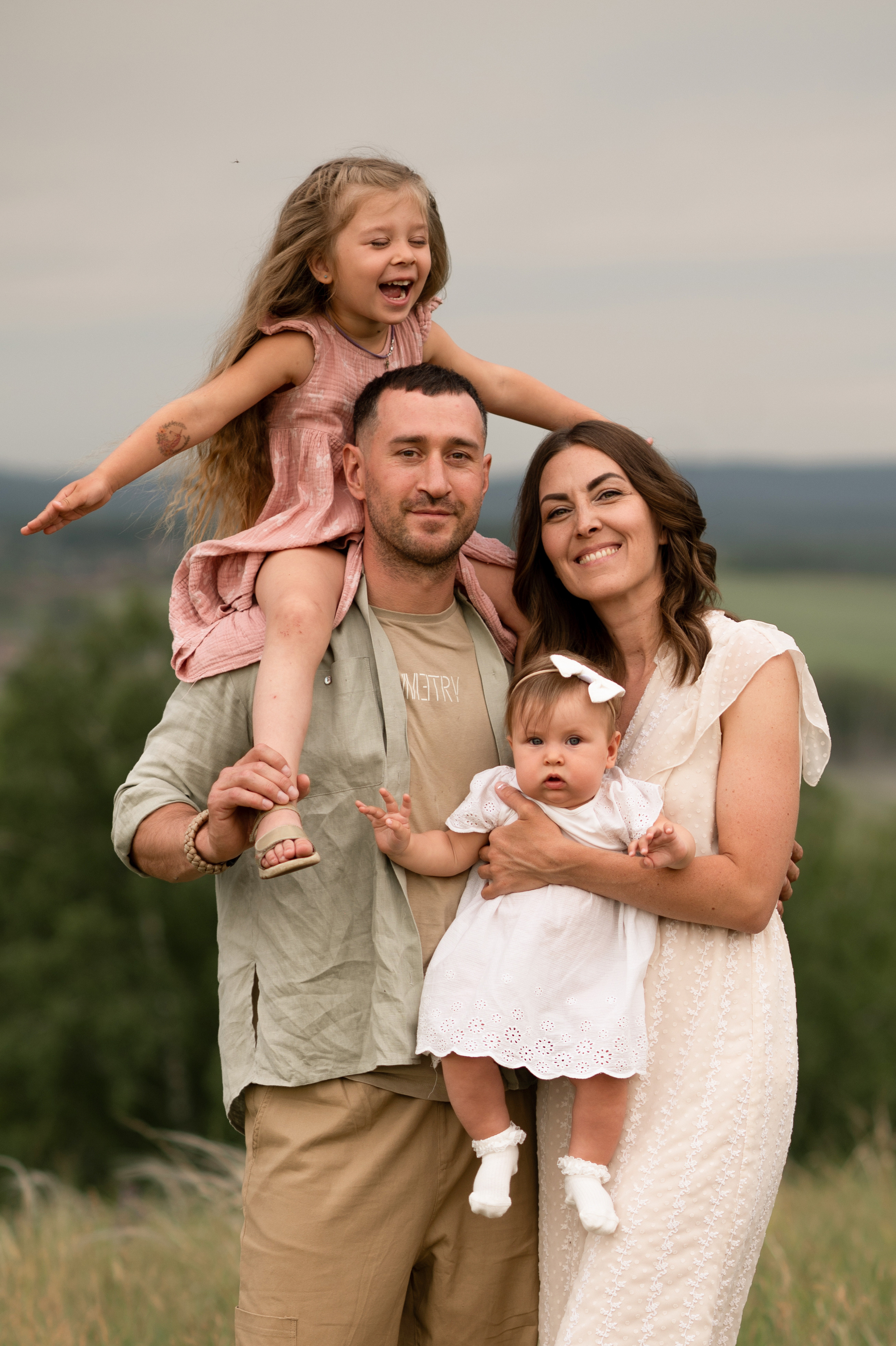 На холмах. Семейный фотограф в Красноярске Надежда Кошелева