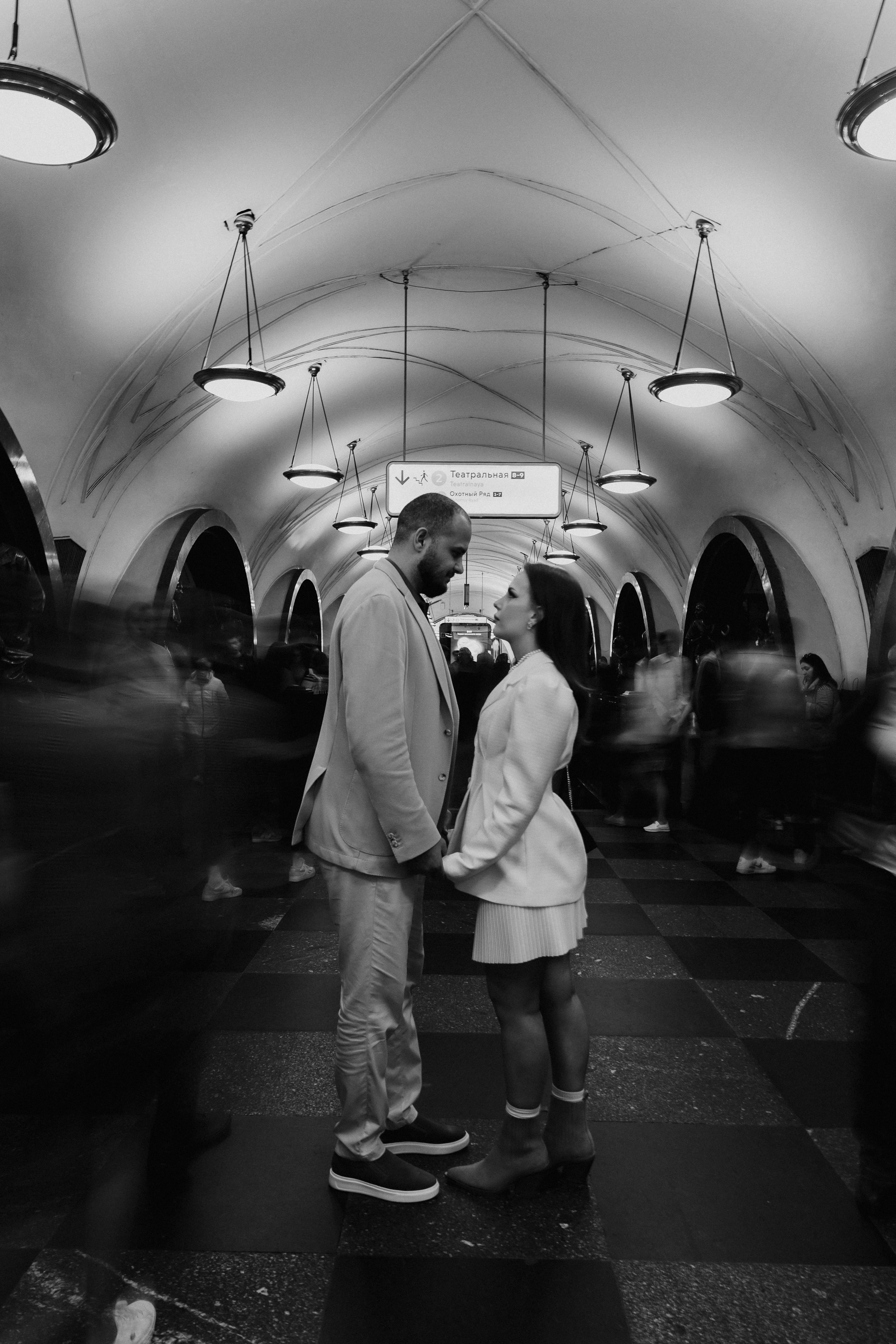 Анастасия и Мостафа (библиотека + прогулка). Фотограф в Москве Екатерина Потапова