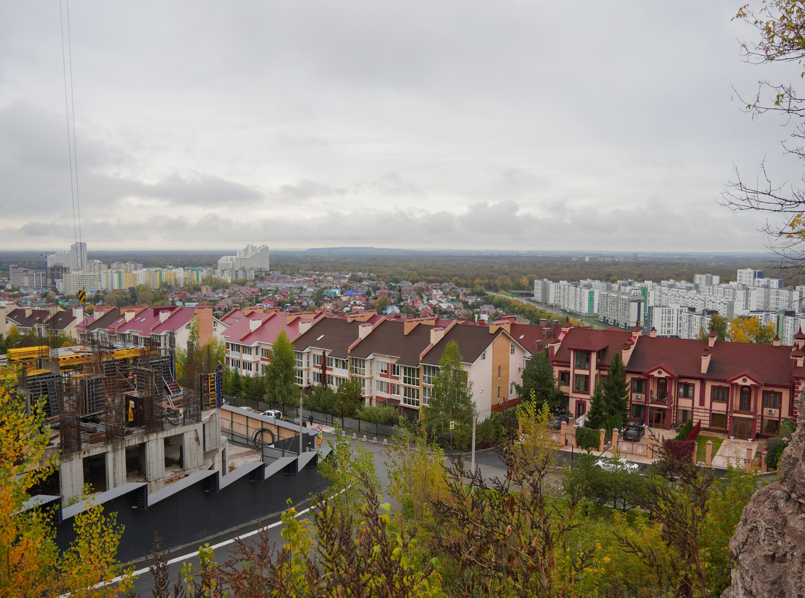 Панорамный вид на Уфу