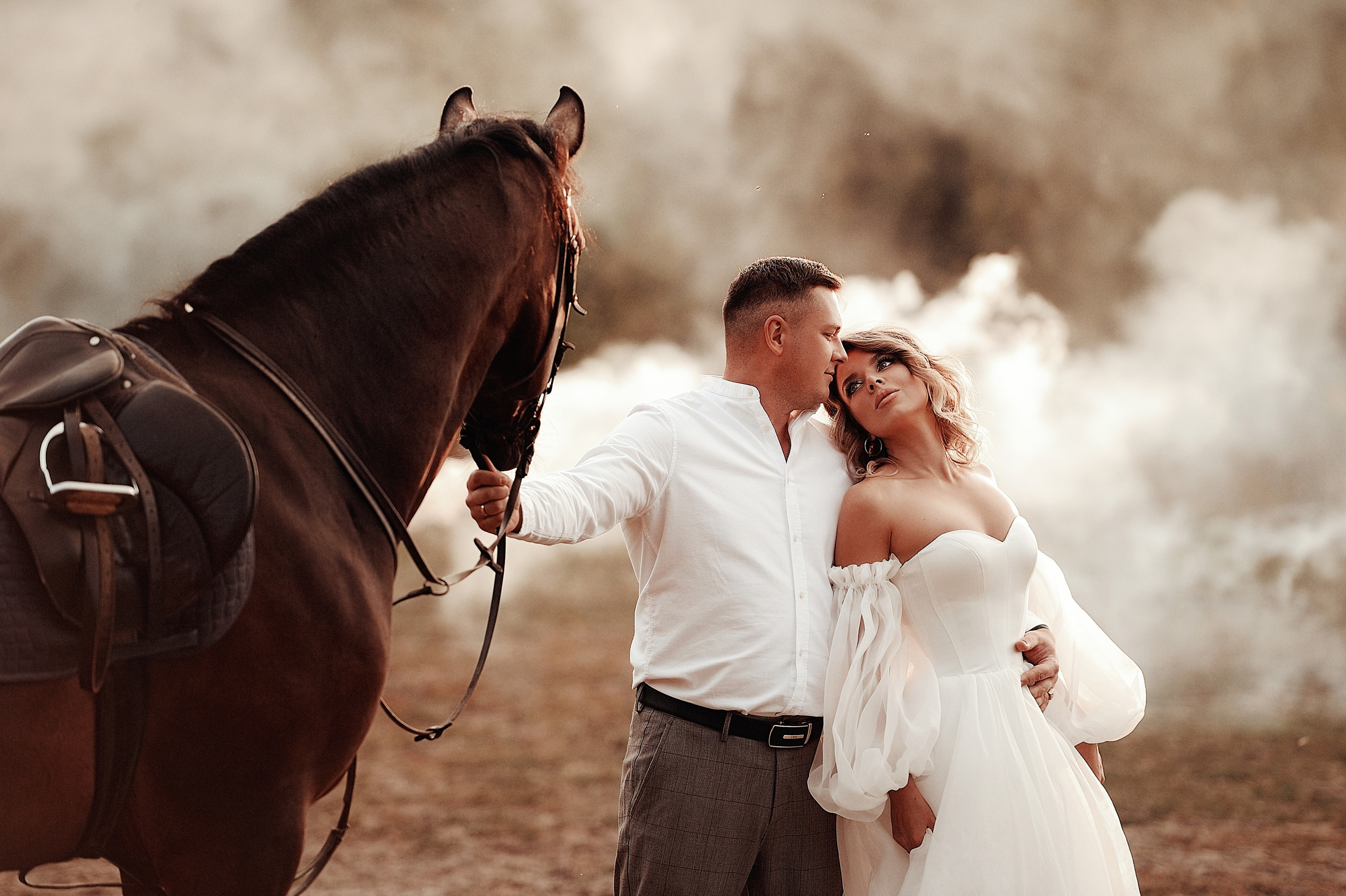 Любовь и лошади. Свадебный и семейный фотограф в Самаре Головань Наталья