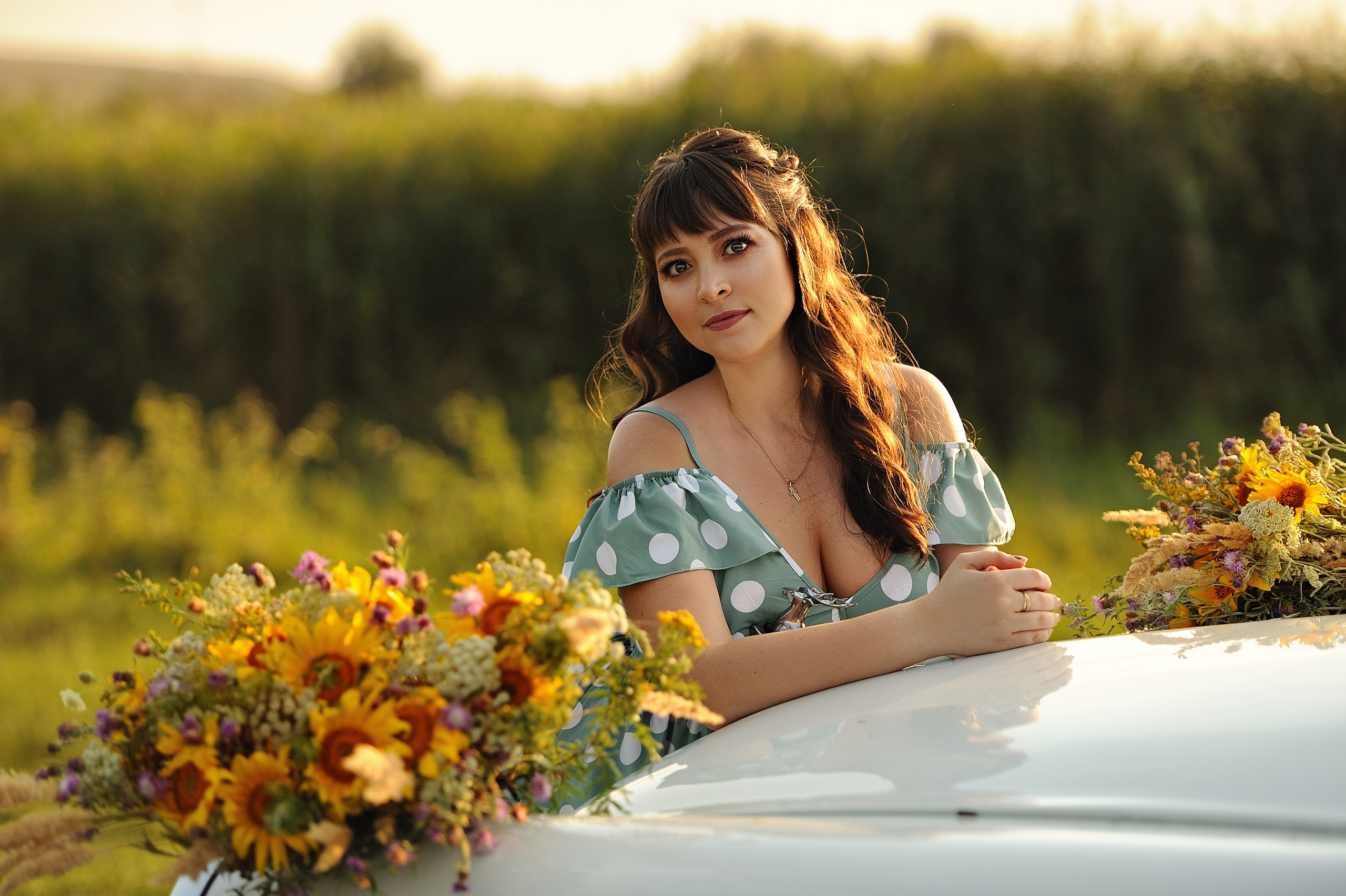 Наталья. (фотосессия с ретро машиной). Свадебный и семейный фотограф в Самаре Головань Наталья