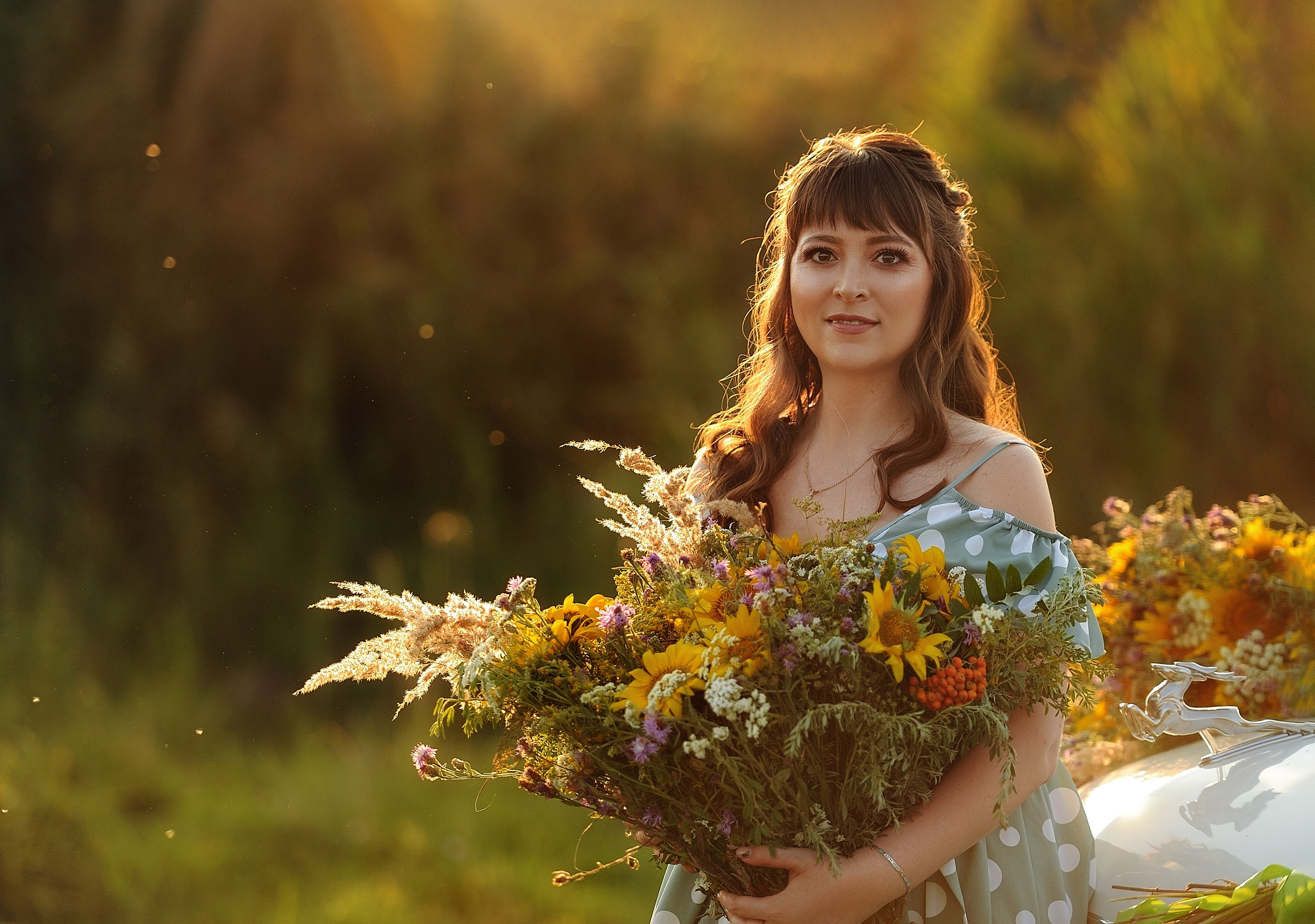 Наталья. (фотосессия с ретро машиной). Свадебный и семейный фотограф в Самаре Головань Наталья