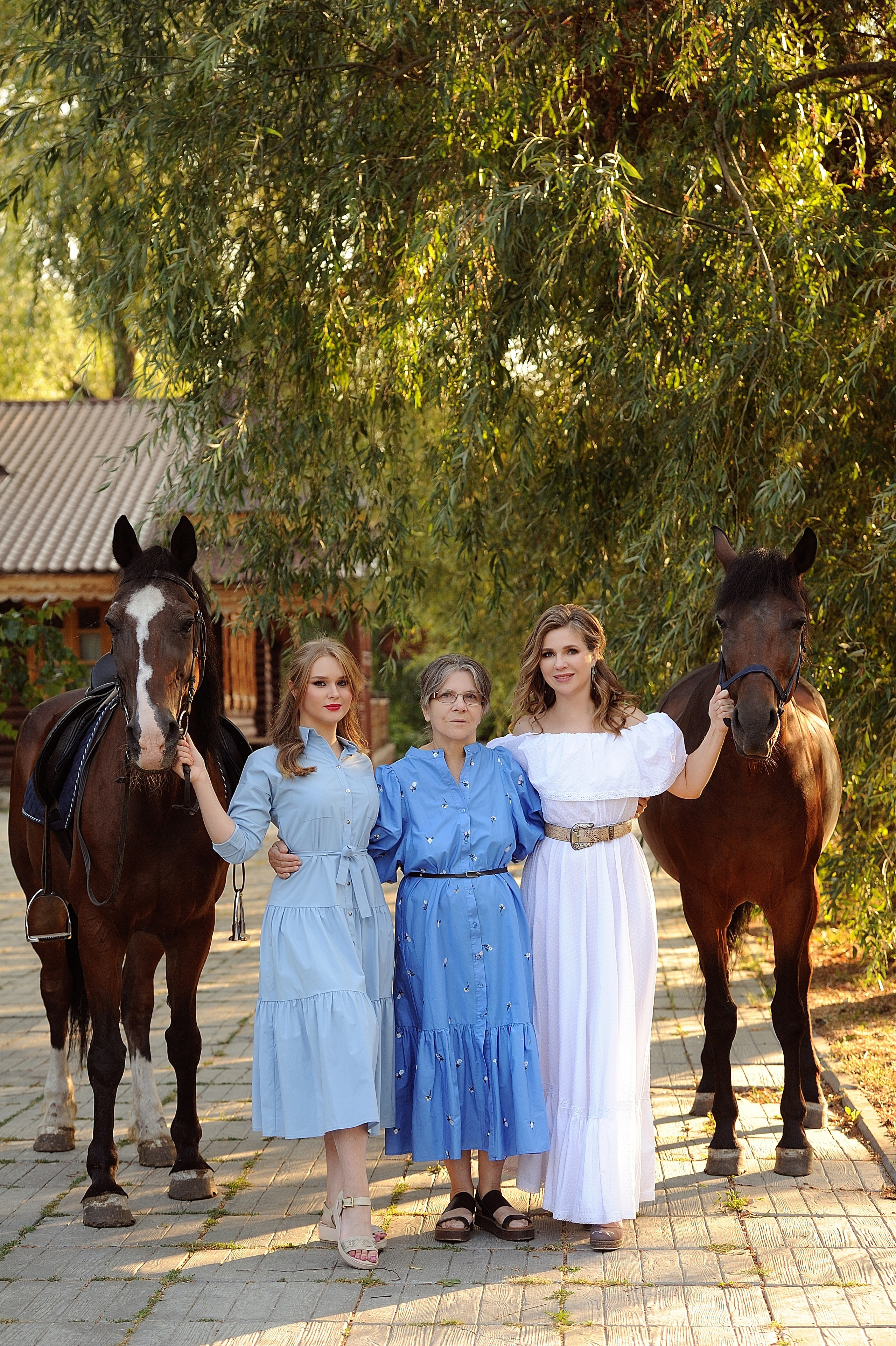 Семейная фотосессия с лошадьми. Свадебный и семейный фотограф в Самаре Головань Наталья