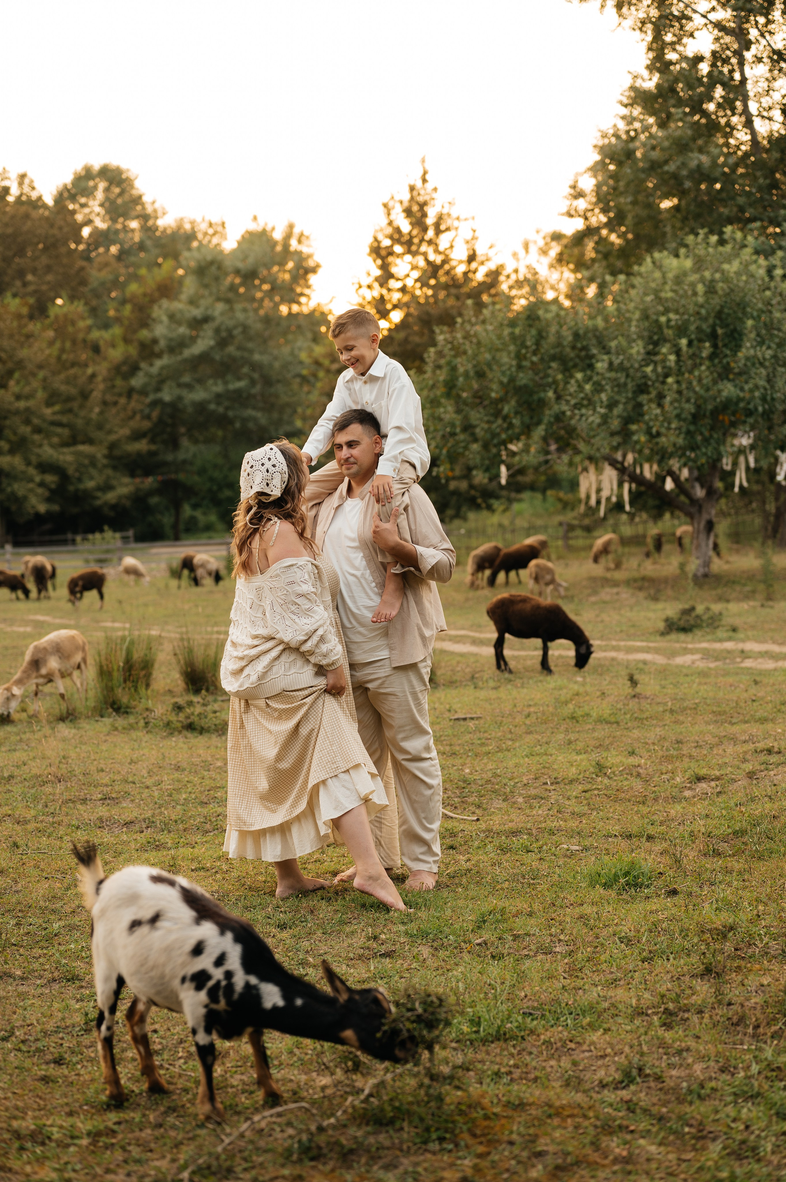 Семейная фотосессия на ферме. Свадебный и семейный фотограф в Краснодаре Алина Мельник