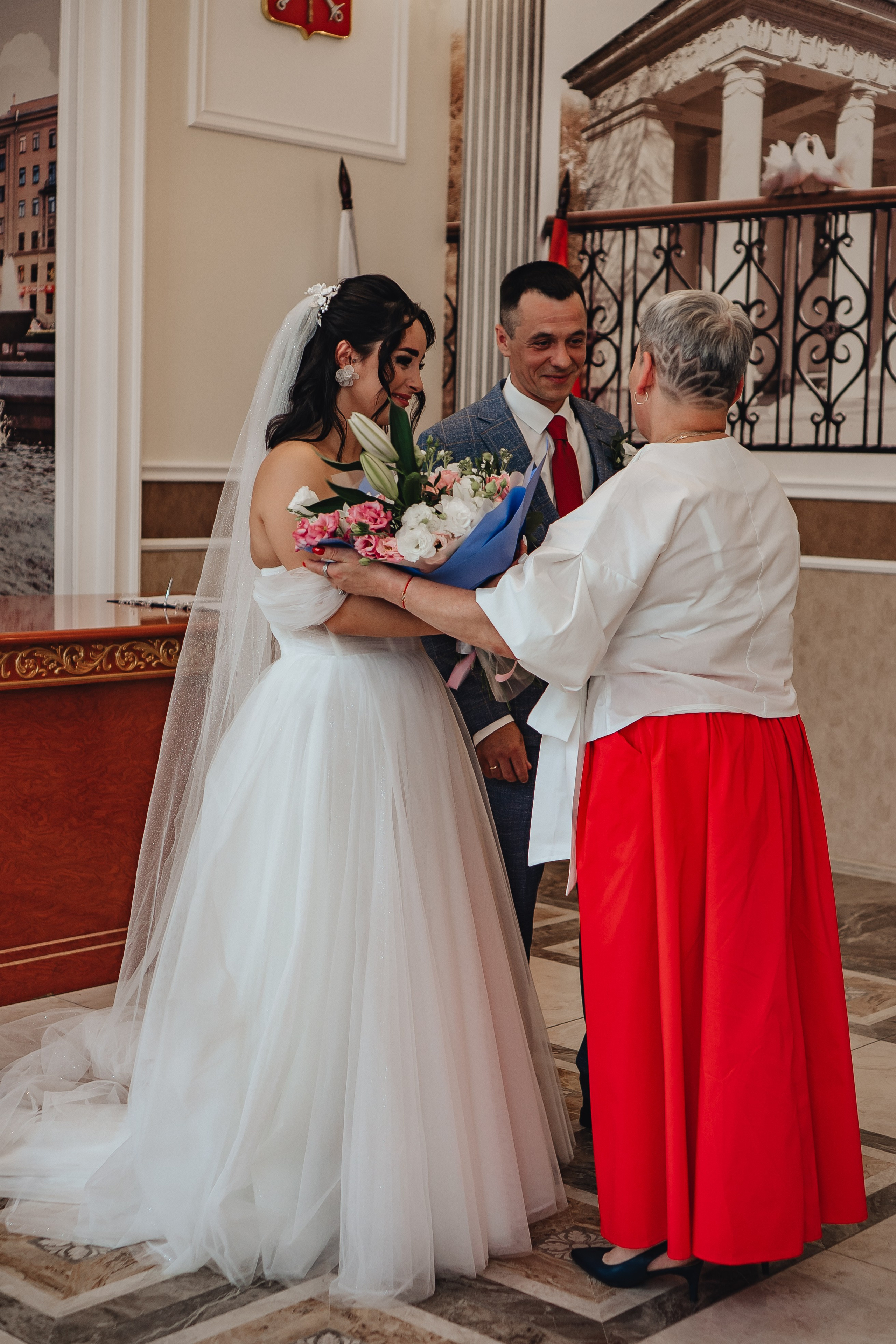 СВАДЕБНАЯ СЬЕМКА В ЗАГСЕ НА МОСКОВСКОМ ПРОСПЕКТЕ. Профессиональный фотограф, Санкт-Петербург — Виктория Богомолова