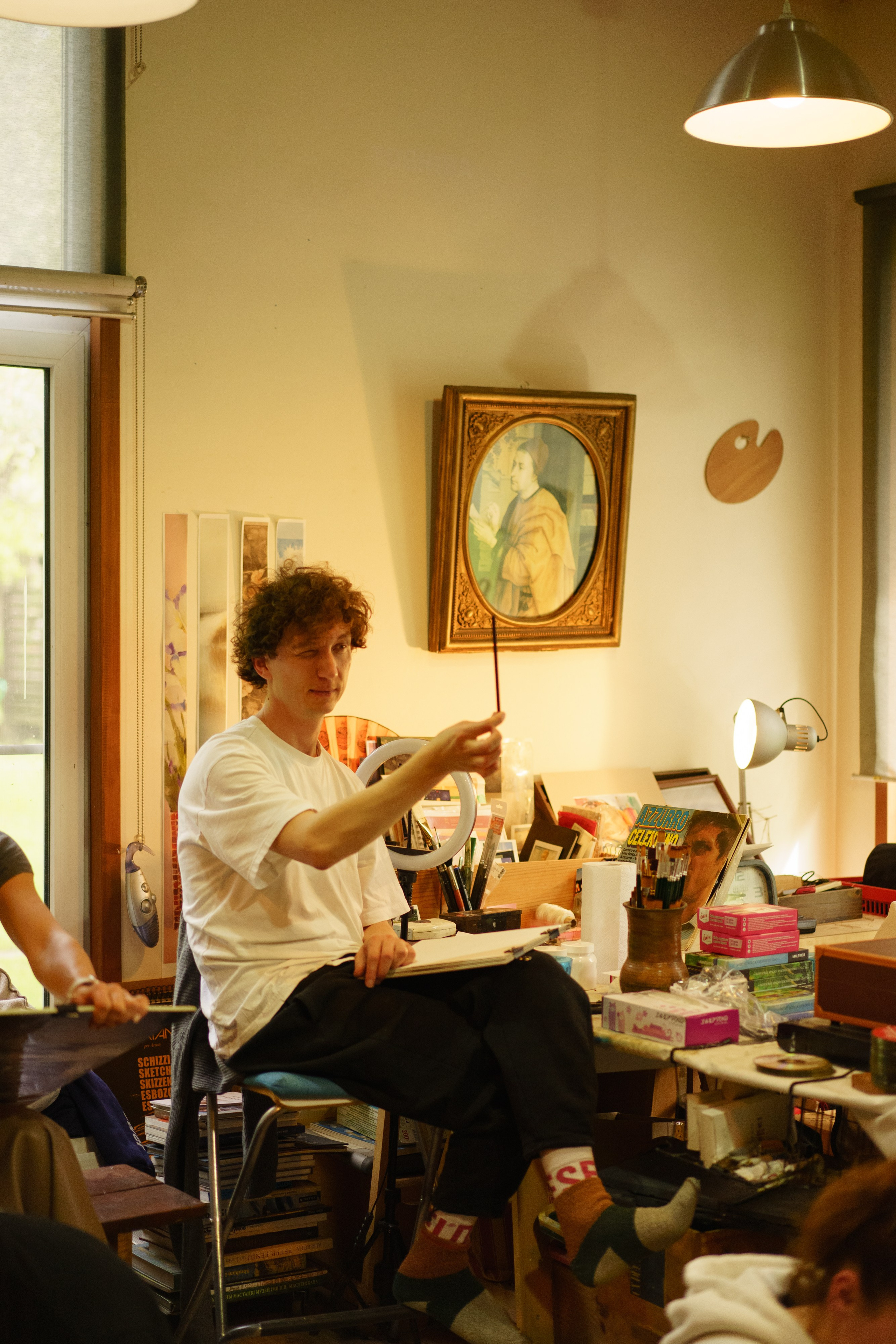 мастер-класс художника Ильи Даньшина в мастерской Бёхово 