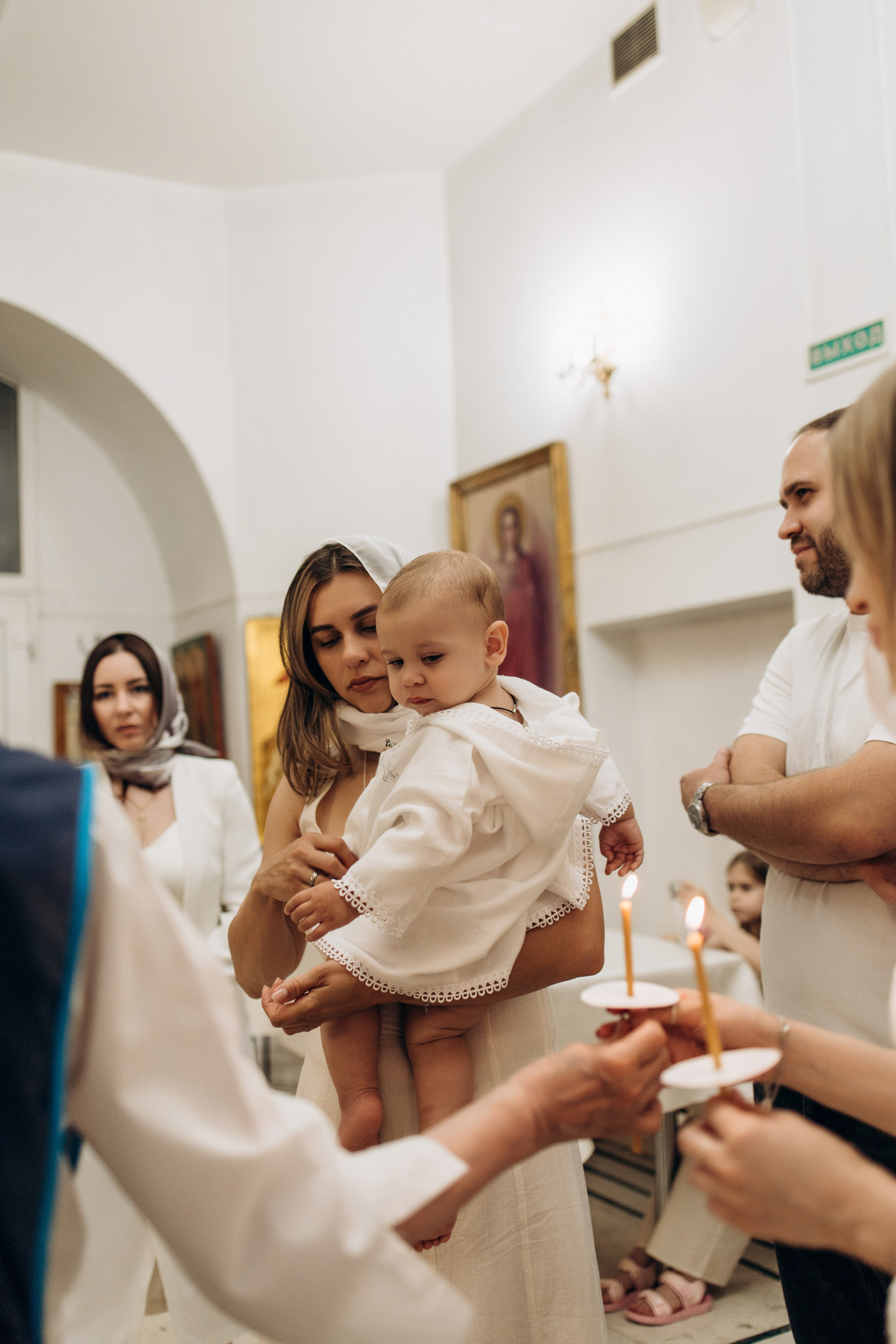 Крещение Радмира. Самый теплый фотограф в Краснодаре Рябоконь Ксения