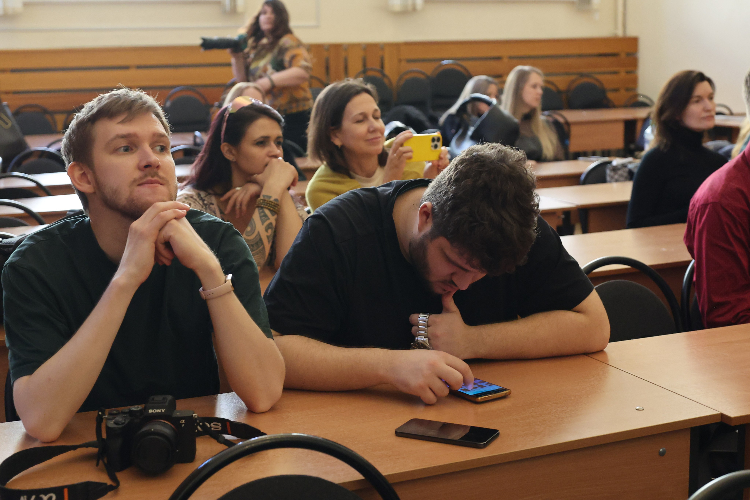 День практики на журфаке в МГУ (ППП 2026). Фотограф Сергей Ловкий