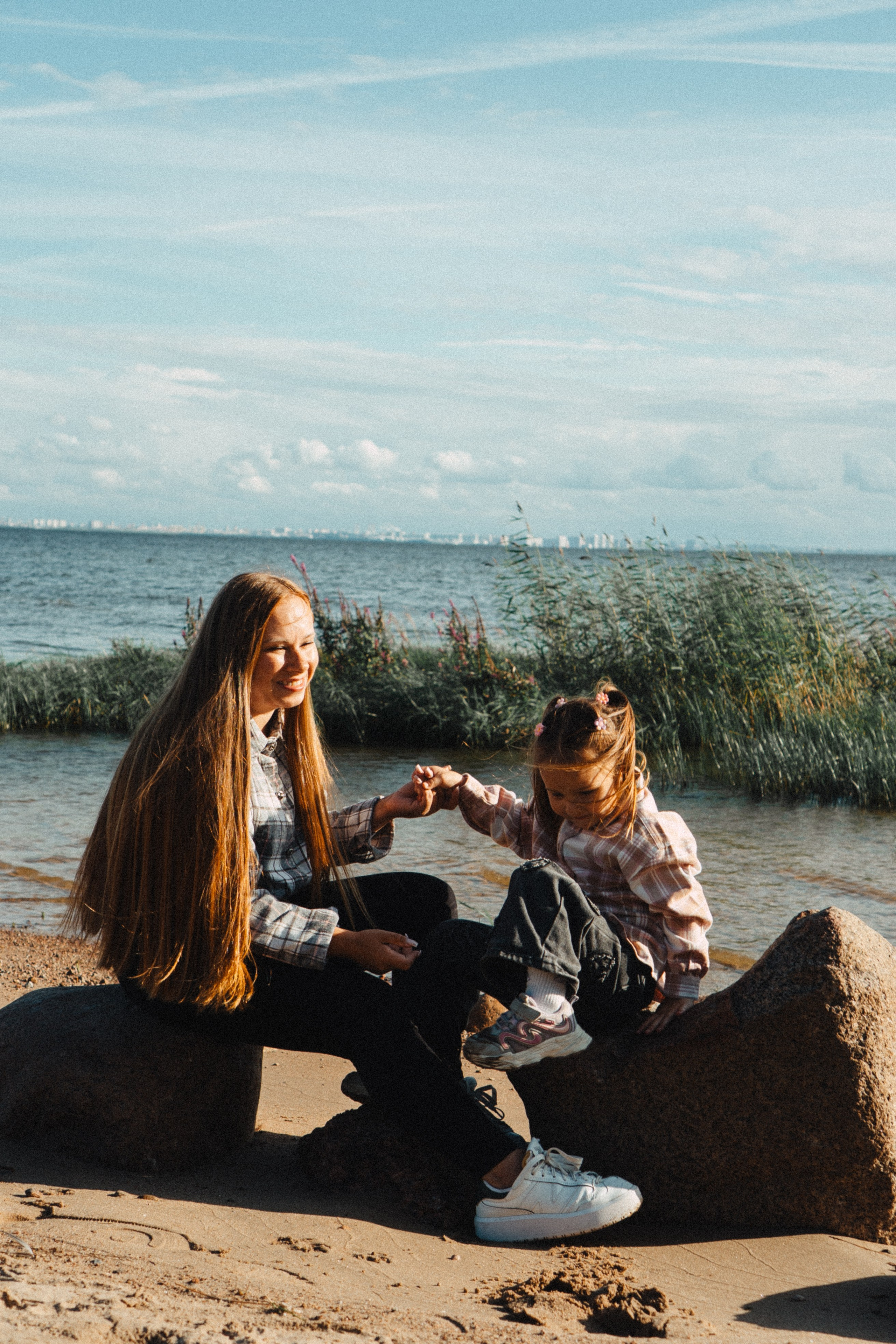 МАМА И ДОЧКА НА ФИНСКОМ ЗАЛИВЕ. Профессиональный фотограф, Санкт-Петербург — Виктория Богомолова
