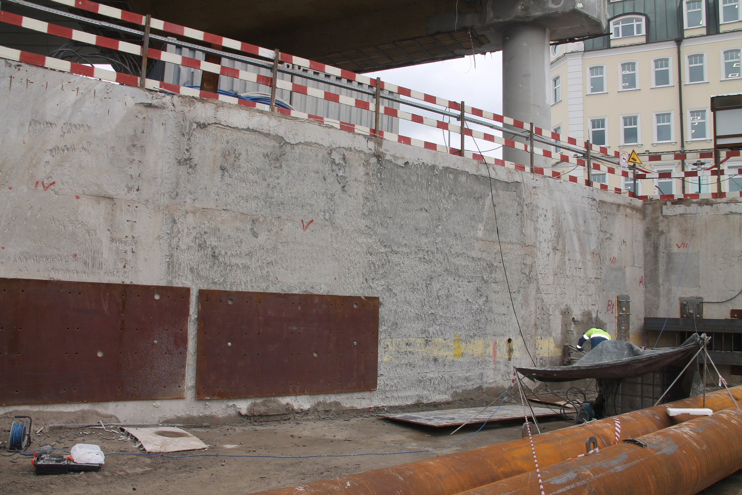 Projects. Ultrasonic Pulse Echo and GPR inspection of concrete and reinforced concrete structures