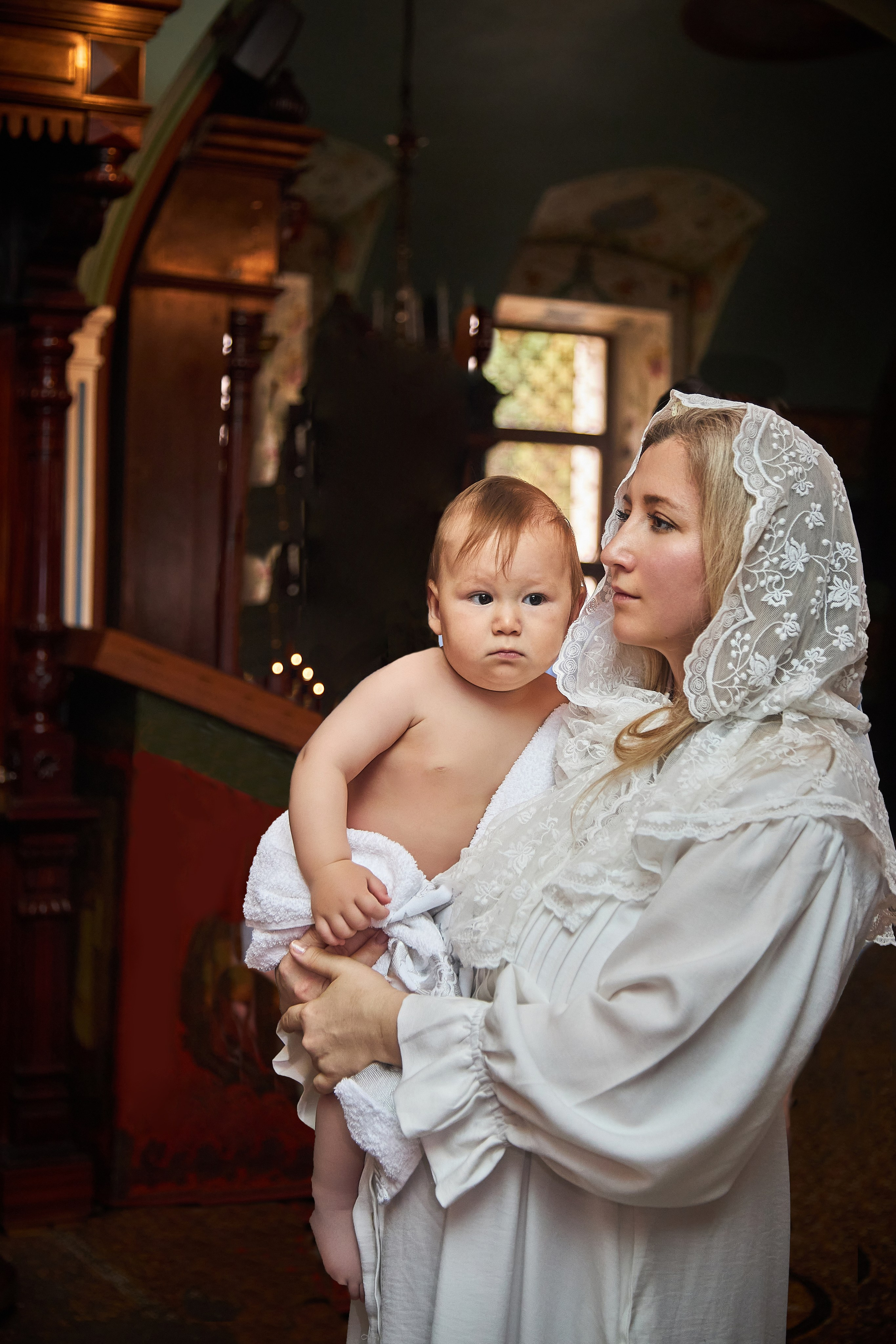 Крещение. Детский, семейный и школьный фотограф в Москве Орехова Марина