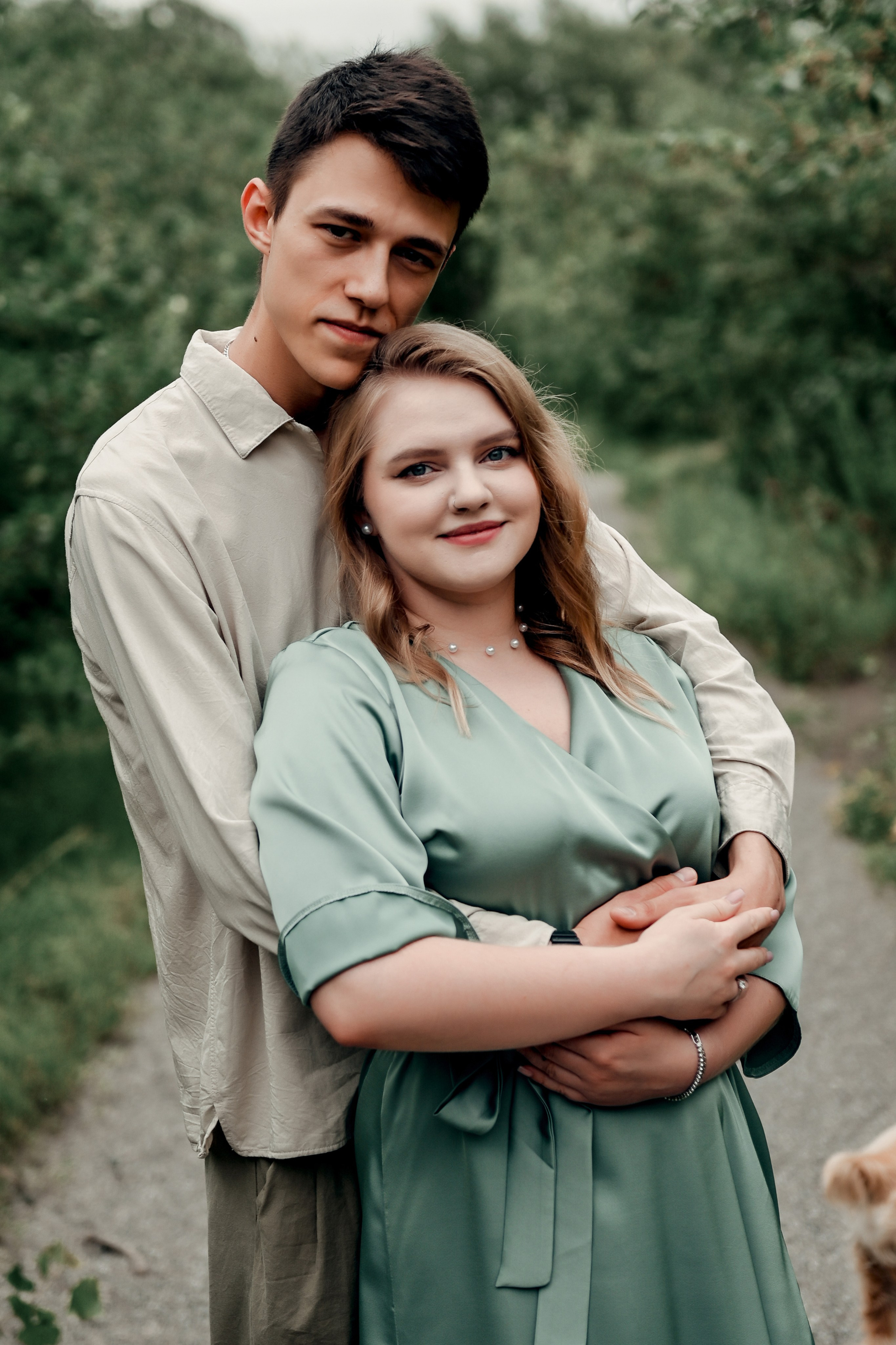 Love story прогулка вместе с песиком))). Свадебный, семейный, детский, контент фотограф в Омске Максим Ильин