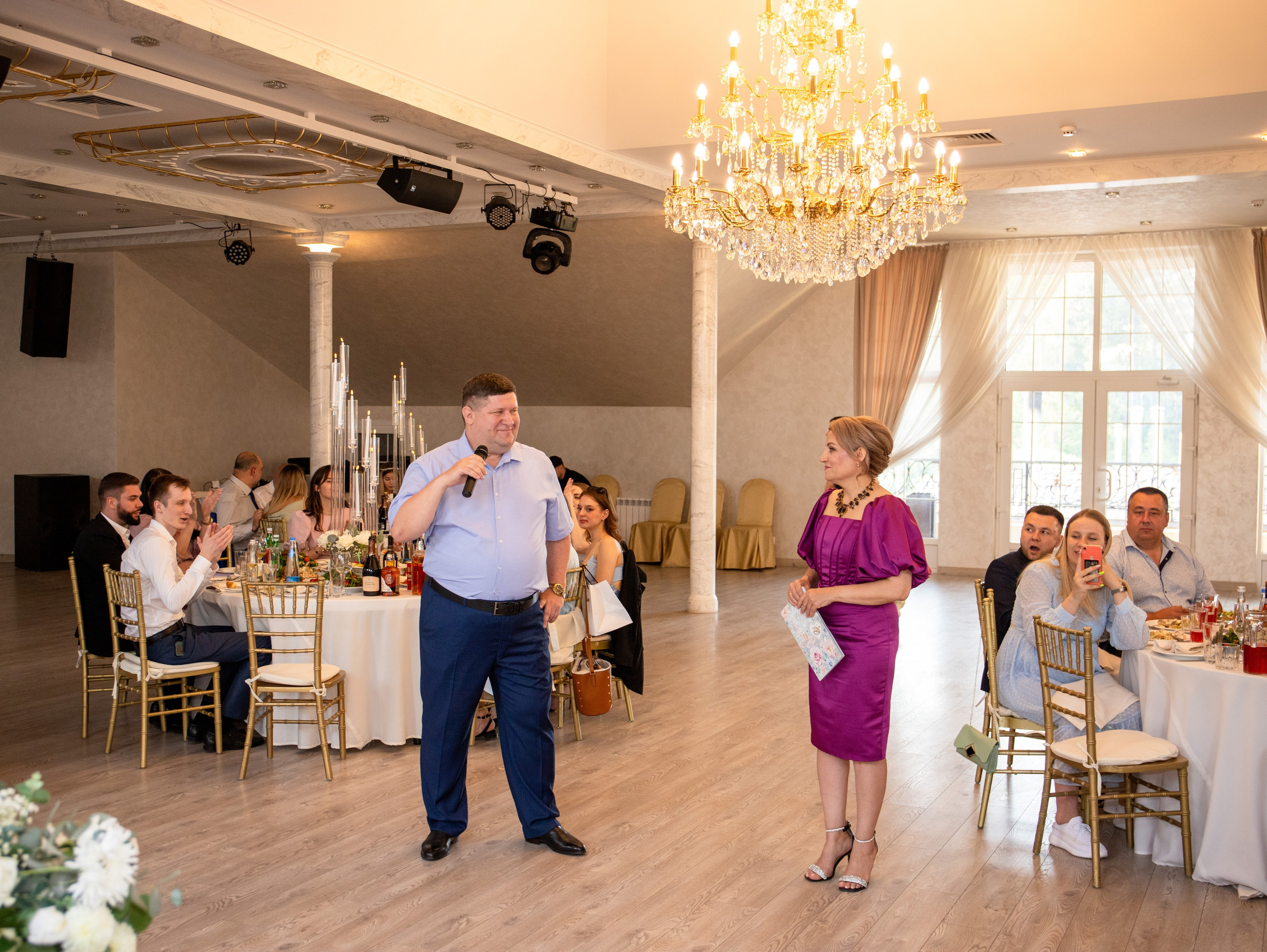 Свадебный банкет. Свадебный и семейный фотограф в Москве Мила Широких