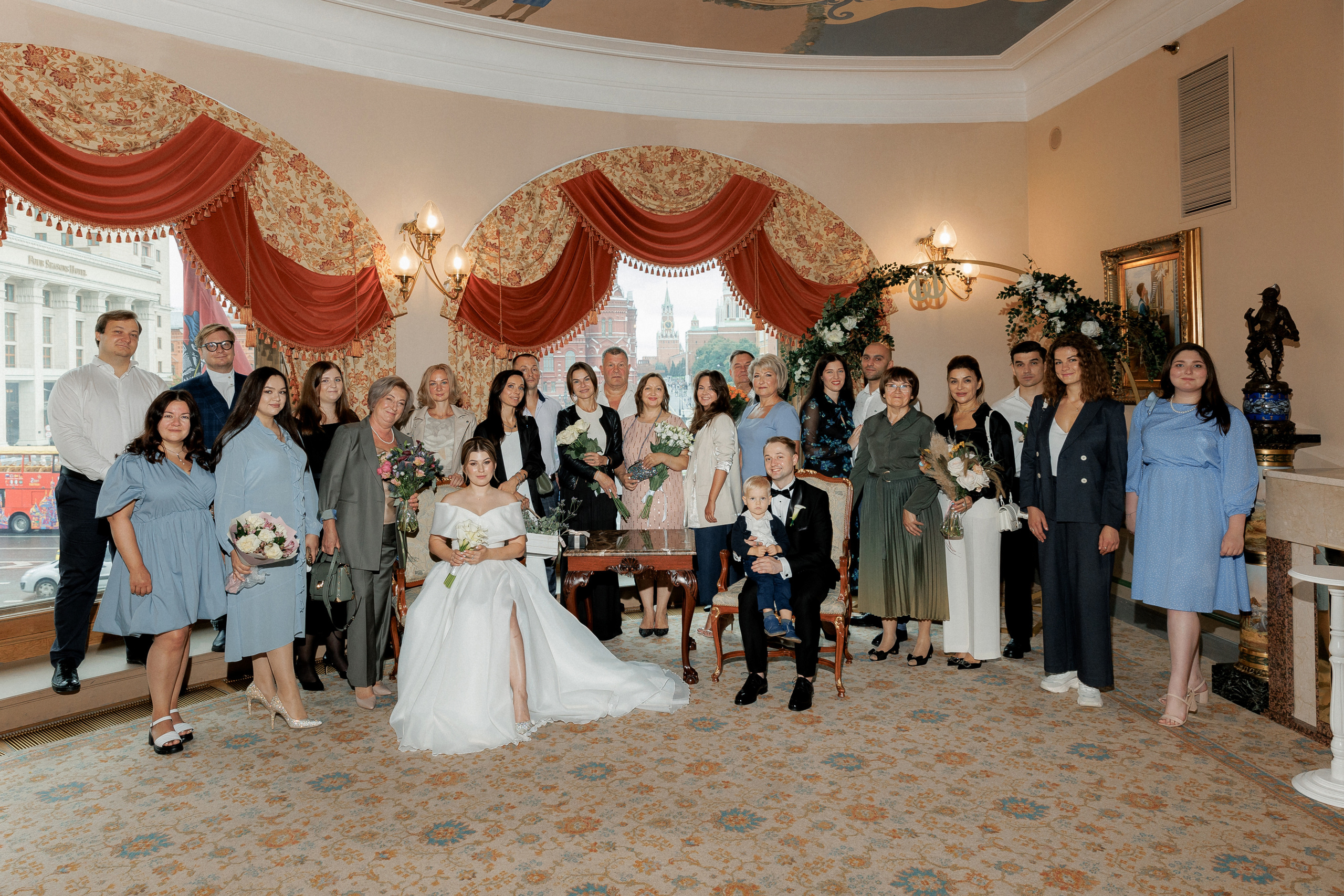 Гриша & Настя роспись в Национале. Свадебный фотограф в Москве