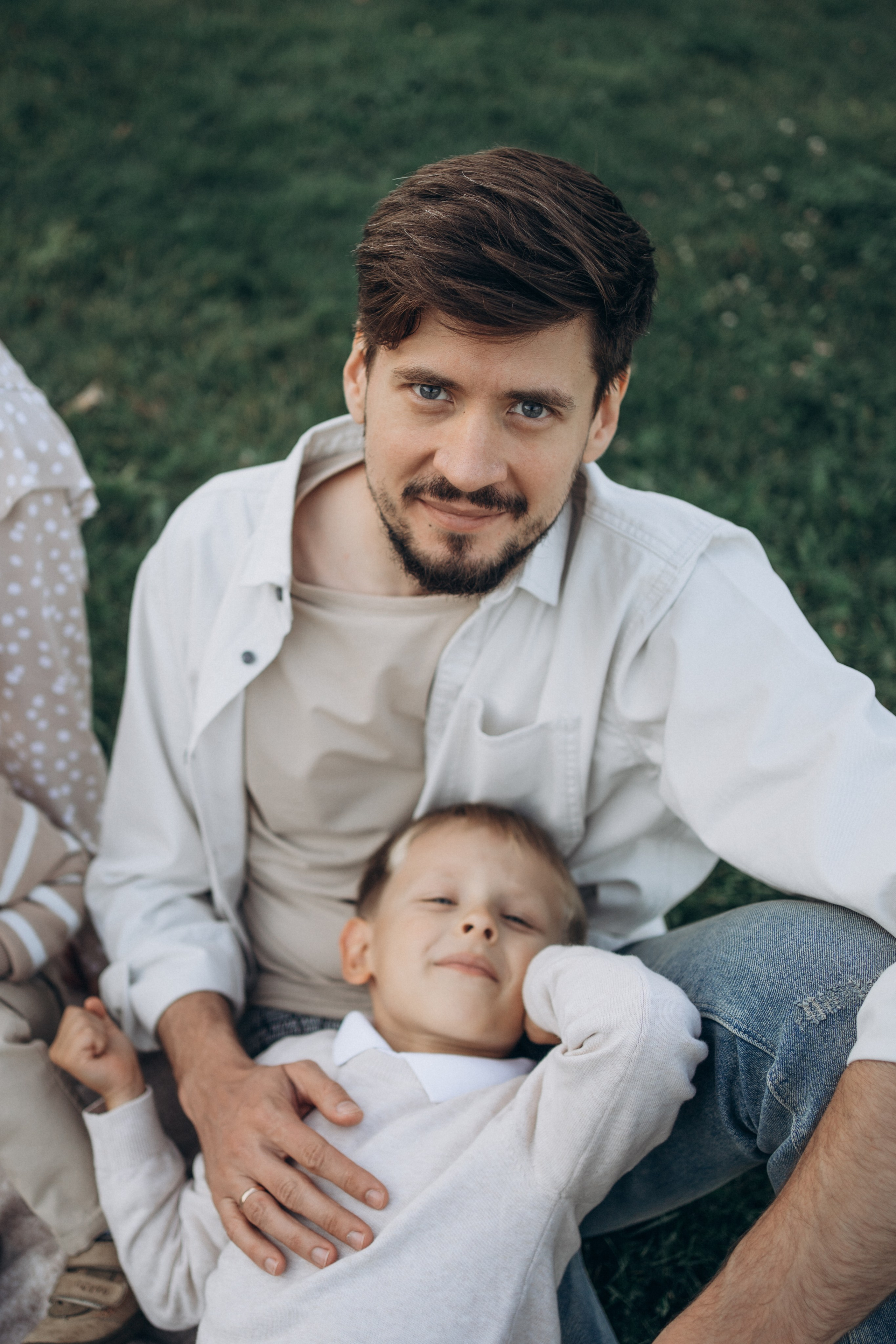 Прогулка в парке. Фотограф новорожденных и малышей до года в Москве Анастасия Соколова