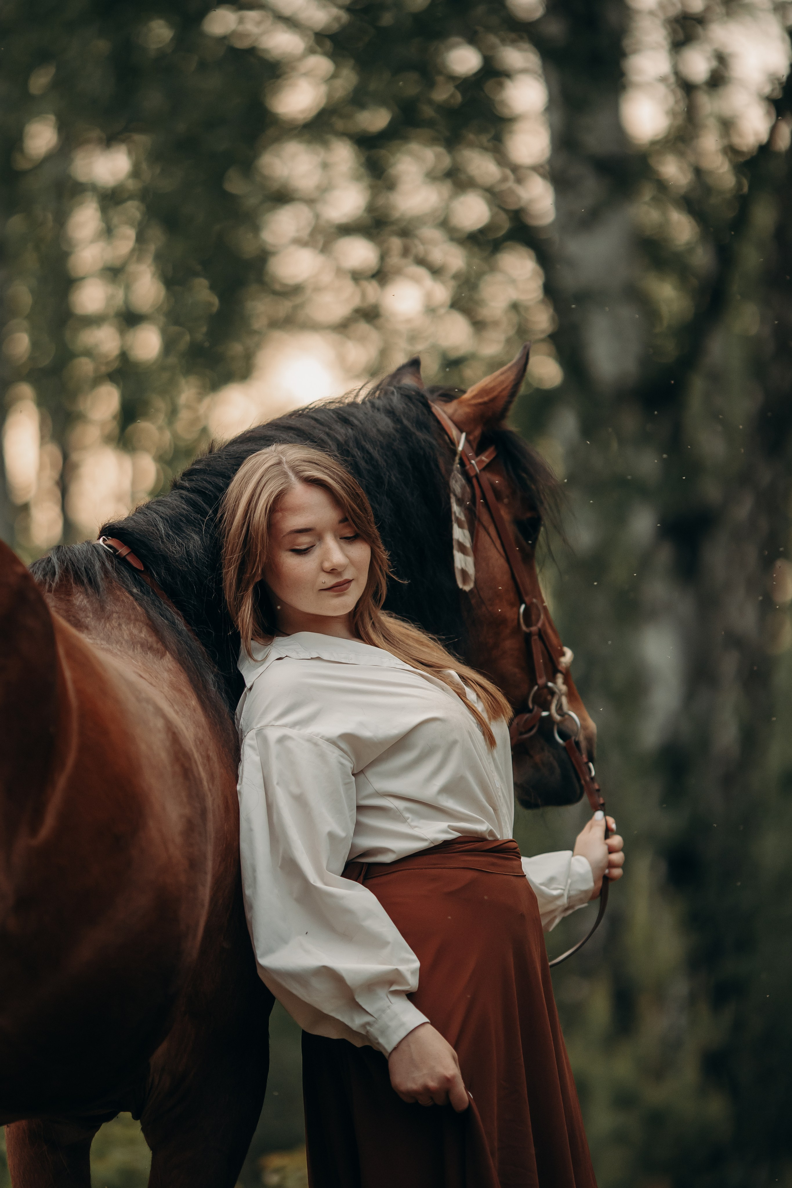 Ксения и Талисман. Анна Молчанова конный фотограф в Тюмени | фотосессии с лошадьми Тюмень