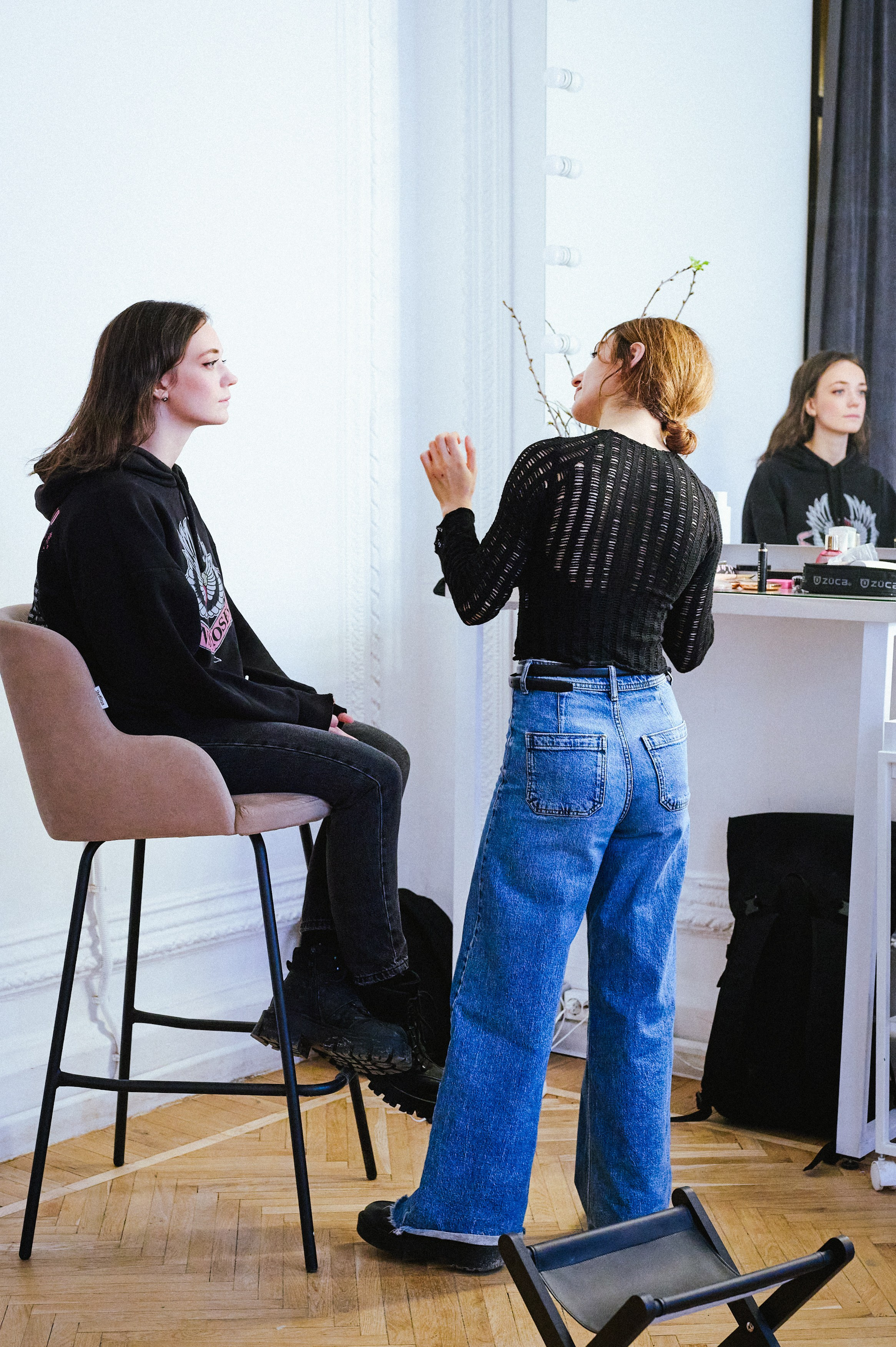 Сбор на фотосессию // контент-съемка для визажиста. Репортажный фотограф в Санкт-Петербурге Диана Ларченкова