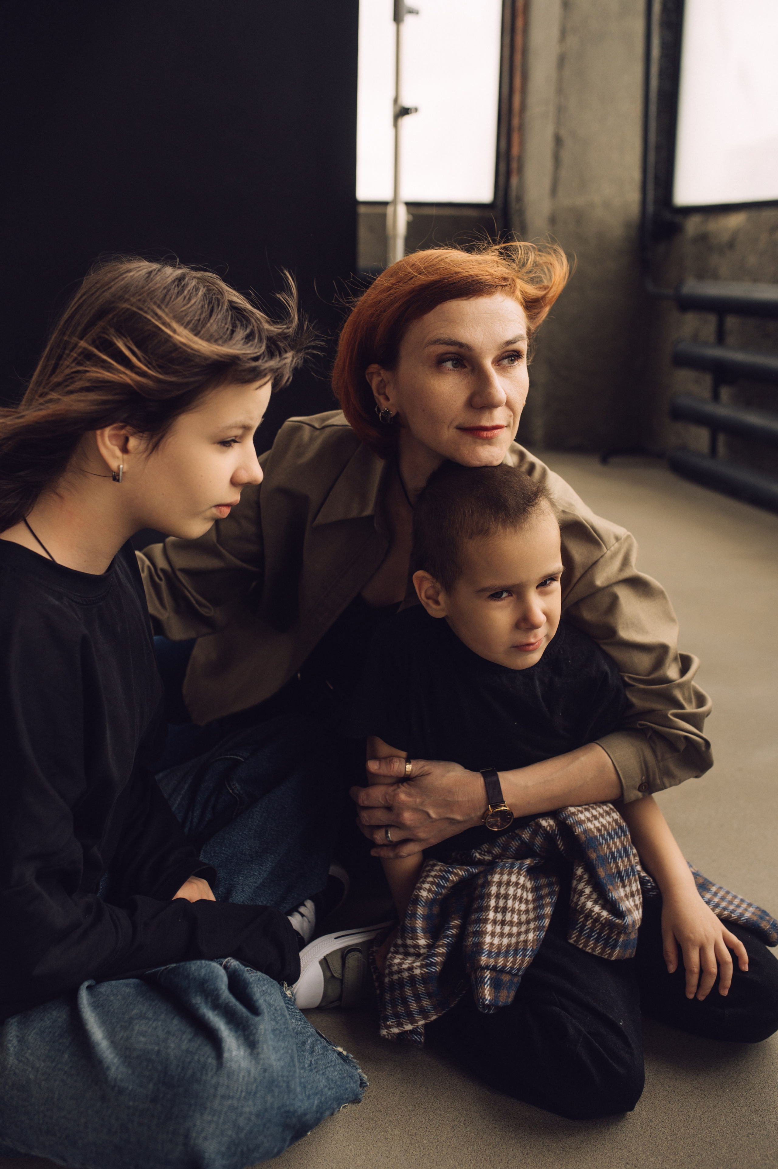 Наташа, Маша и Ванюшка. Фотограф Мария Стрелкова