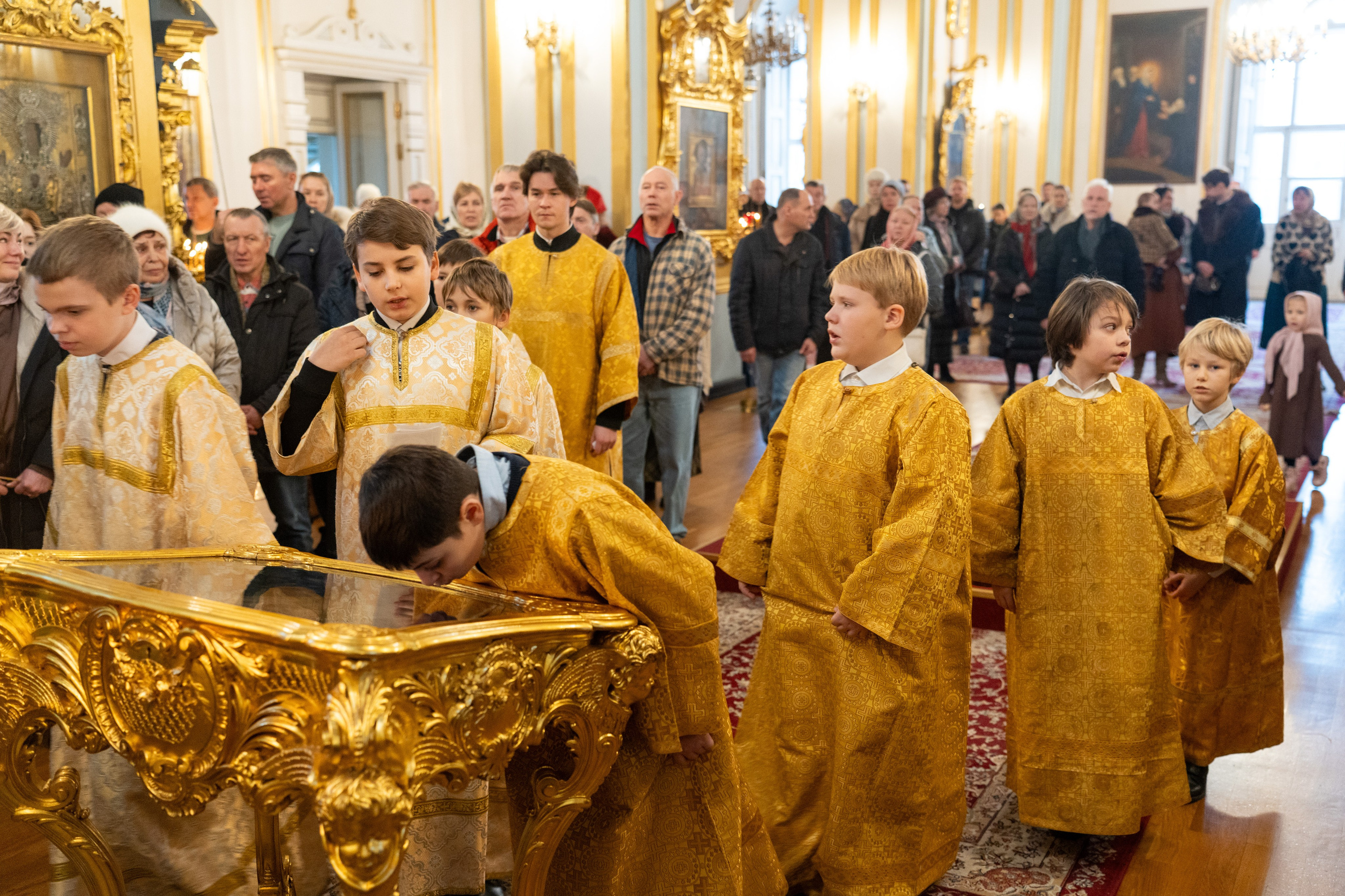 Неделя 23-я по Пятидесятнице. Мчч. Акепсима епископа, Иосифа пресвитера и Аифала диакона. Обновление храма вмч. Георгия в Лидде. НИКОЛО-БОГОЯВЛЕНСКИЙ МОРСКОЙ СОБОР
