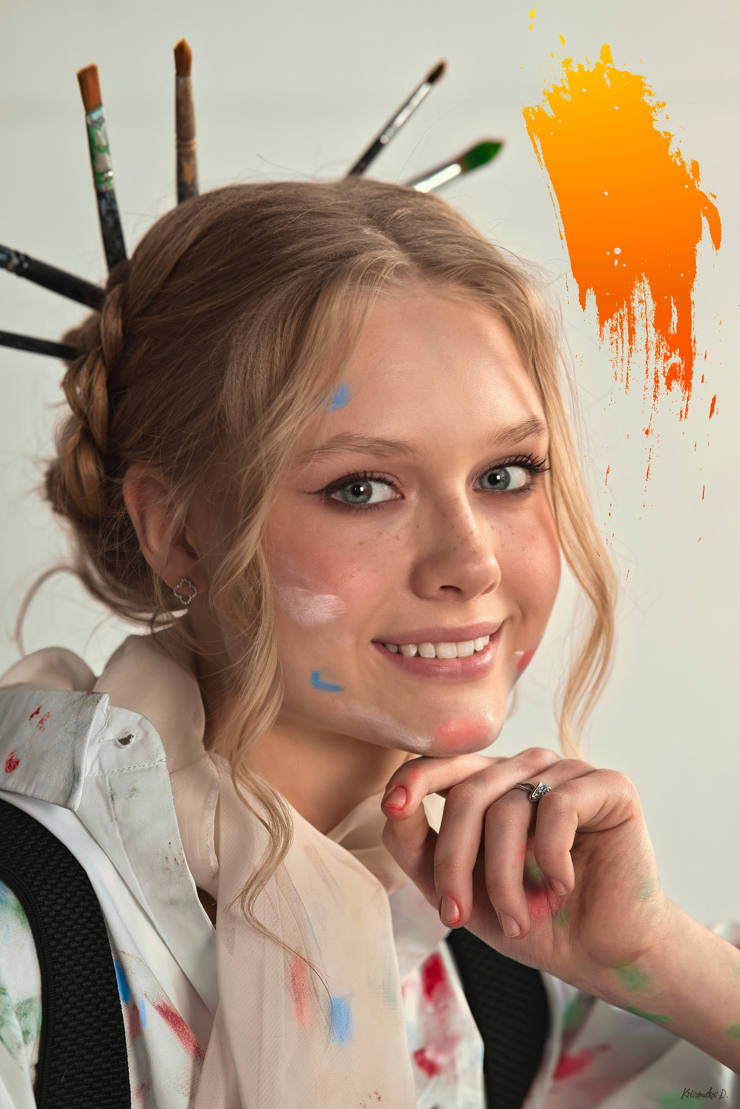 Художница. Фотограф Денис Кривопусков