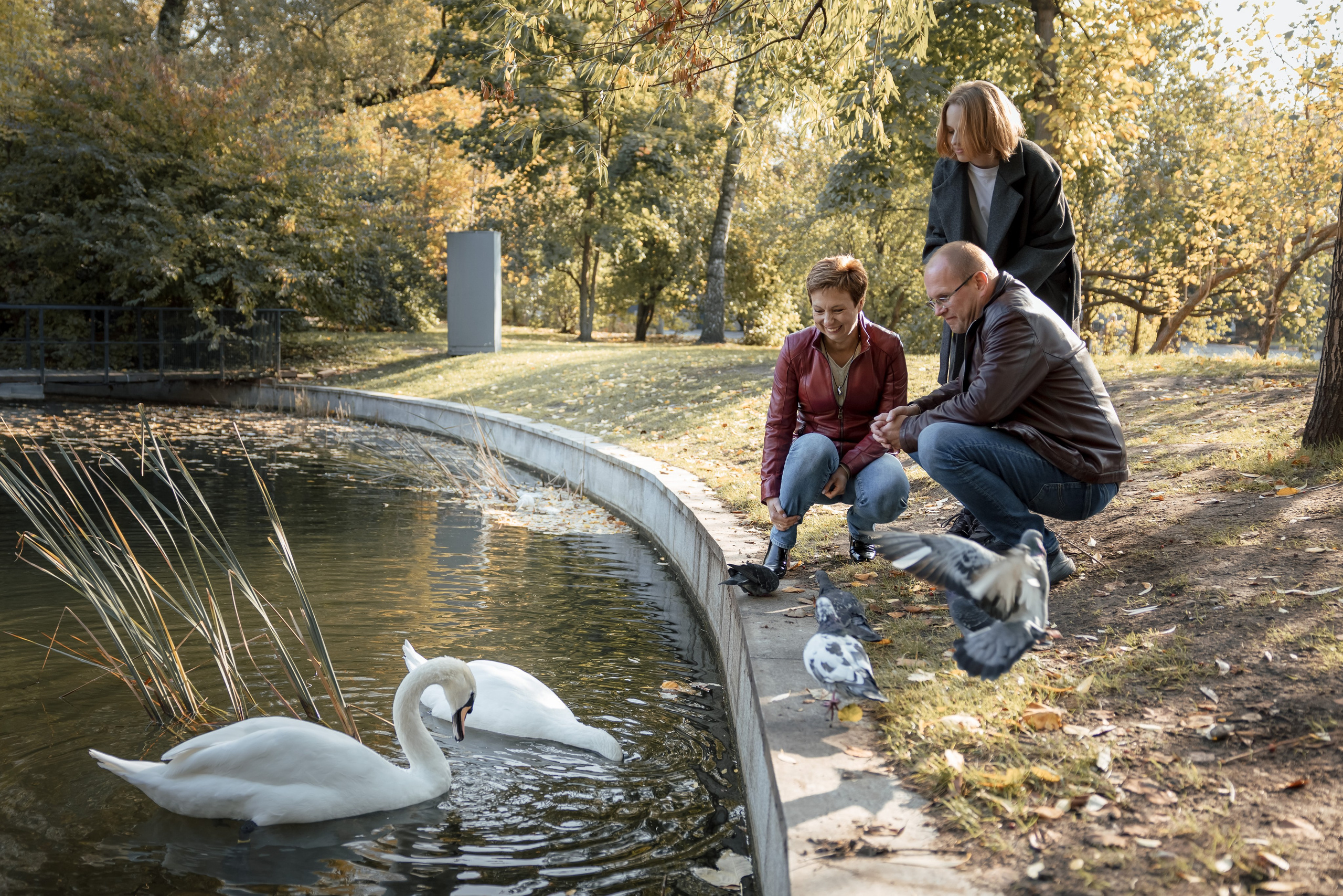 Осенняя прогулка в парке. Фотограф в Москве Мухина Ирина