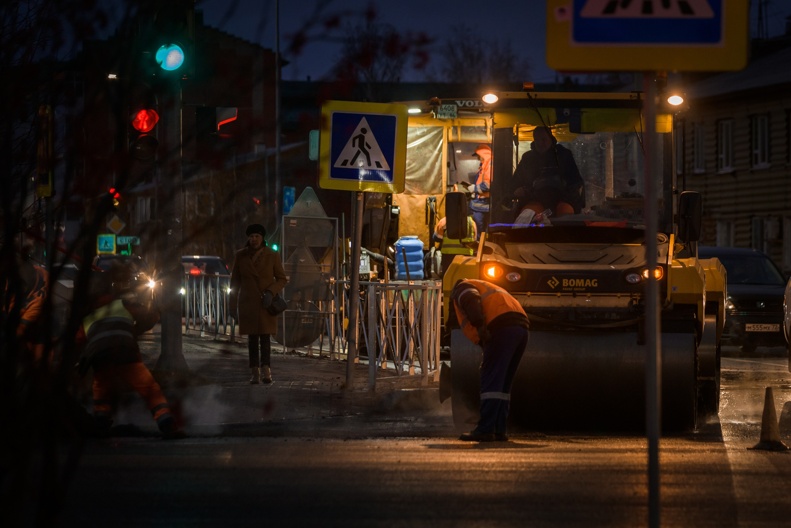Дорожные работы. Фотограф в Ханты-Мансийске Евгений Жуланов