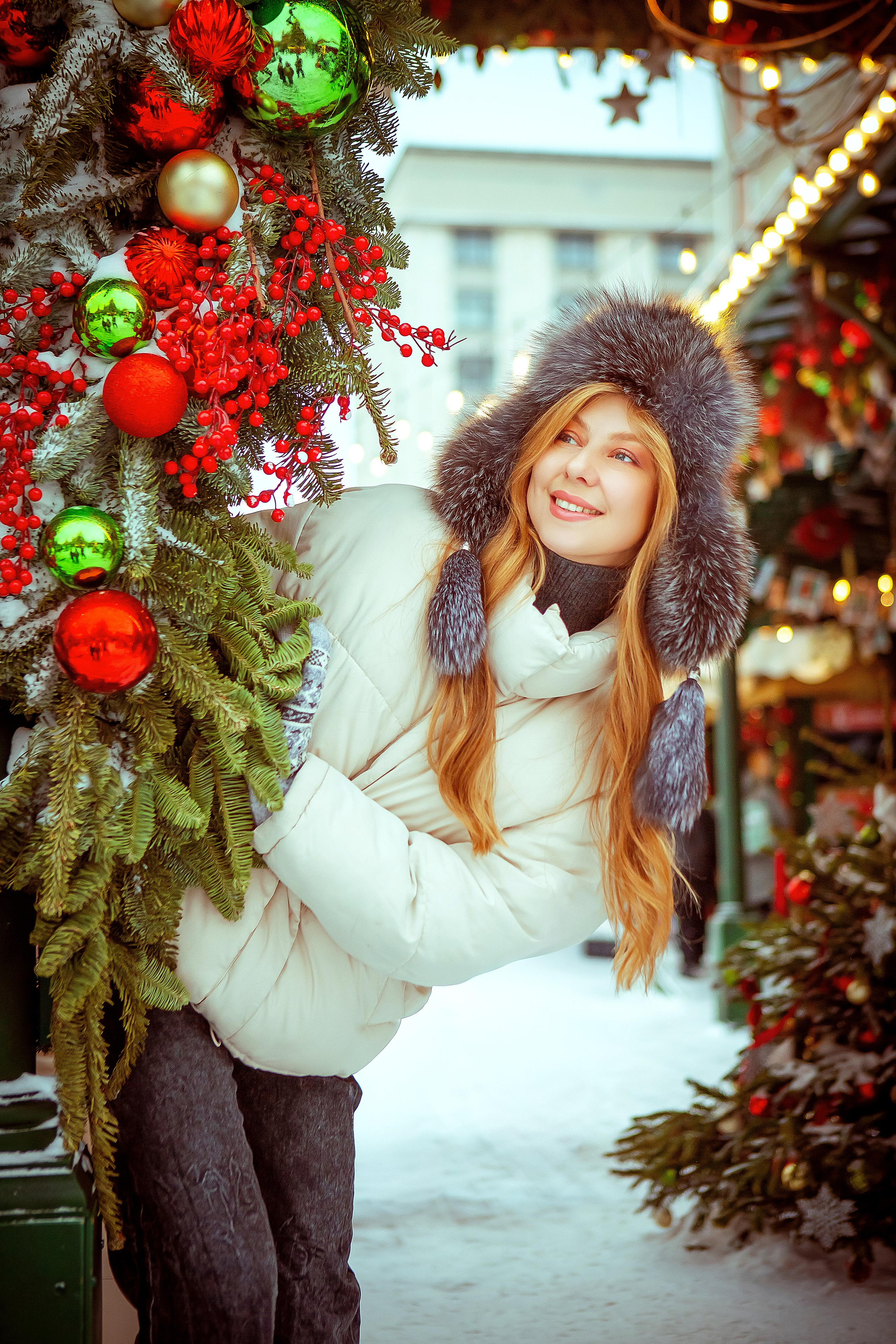 Новогодняя Москва. Алиса. Фотограф Мария Кольцова