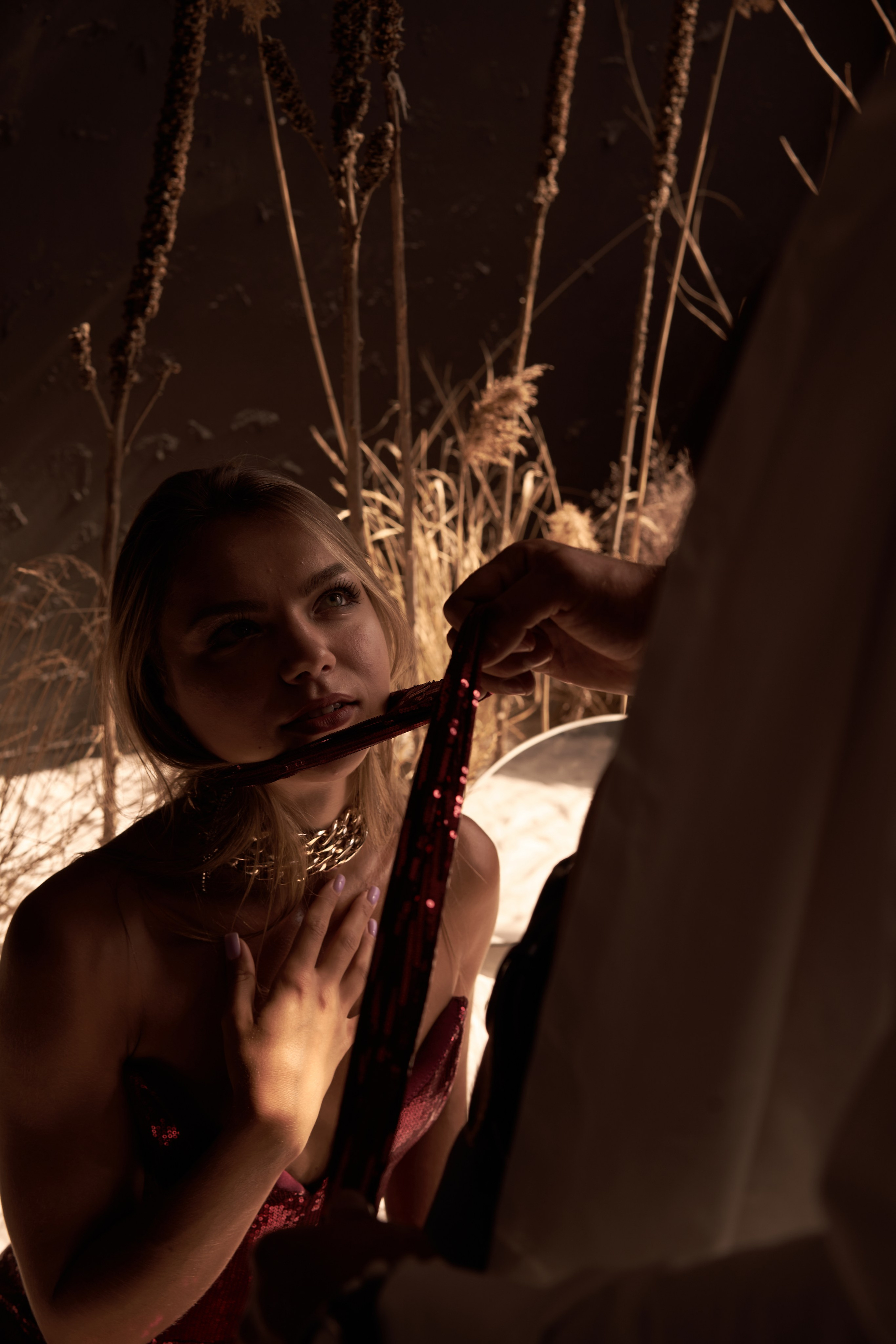 Будуарная фотосессия пары в студии. Фотограф Екатеринбург Кокшарова Александра