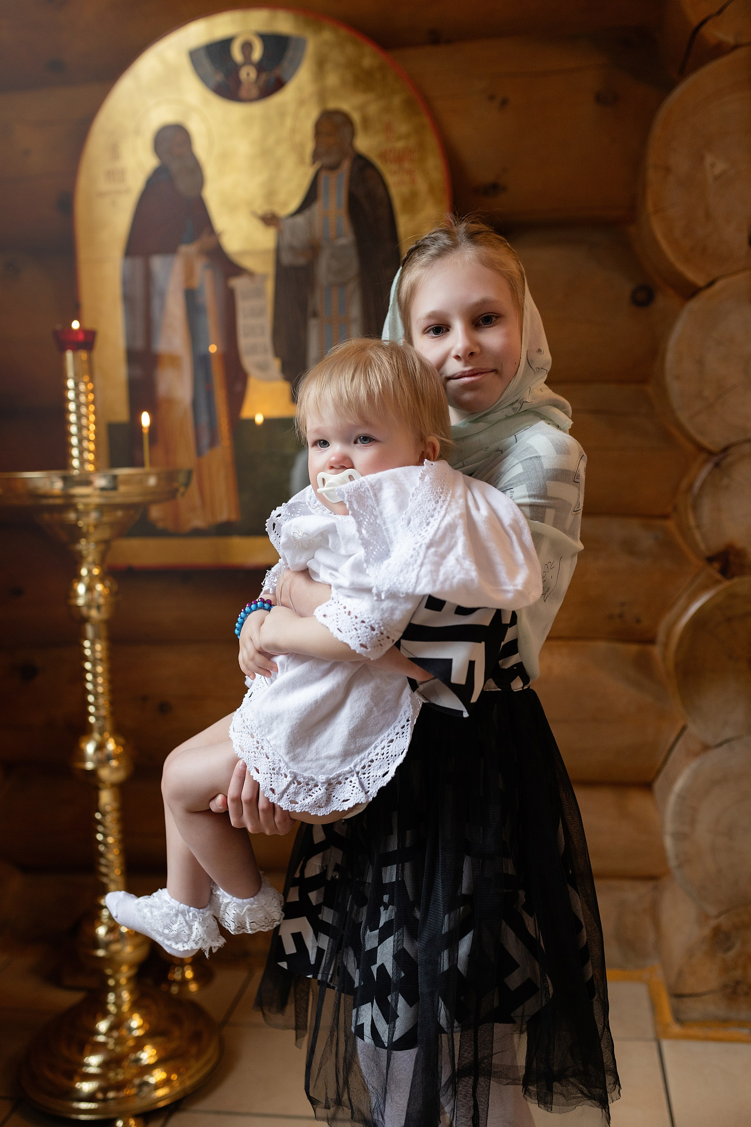 Таинство Крещения Ксении. Фотограф в Железнодорожном и Балашихе