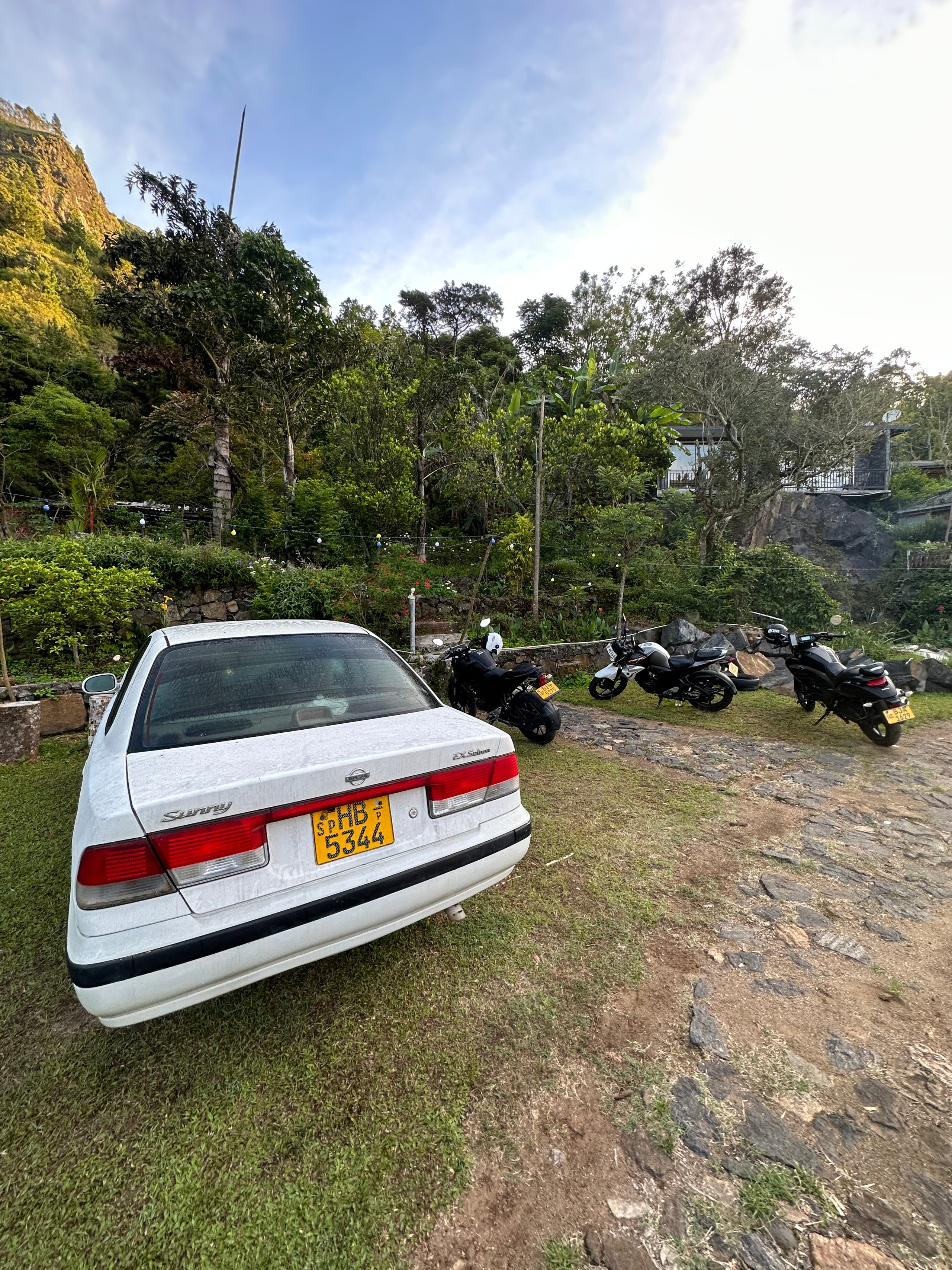 parking in the mountains